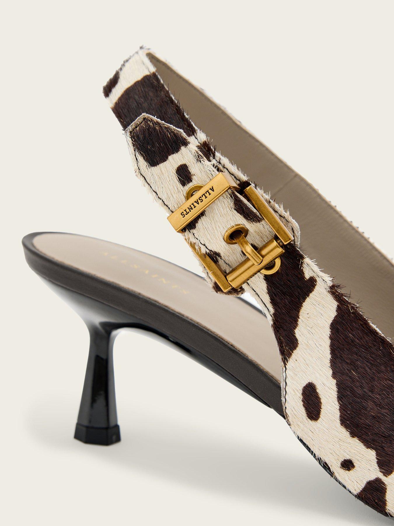 Image 5 of 5 of AllSaints Hera Slingback Shoe - Brown