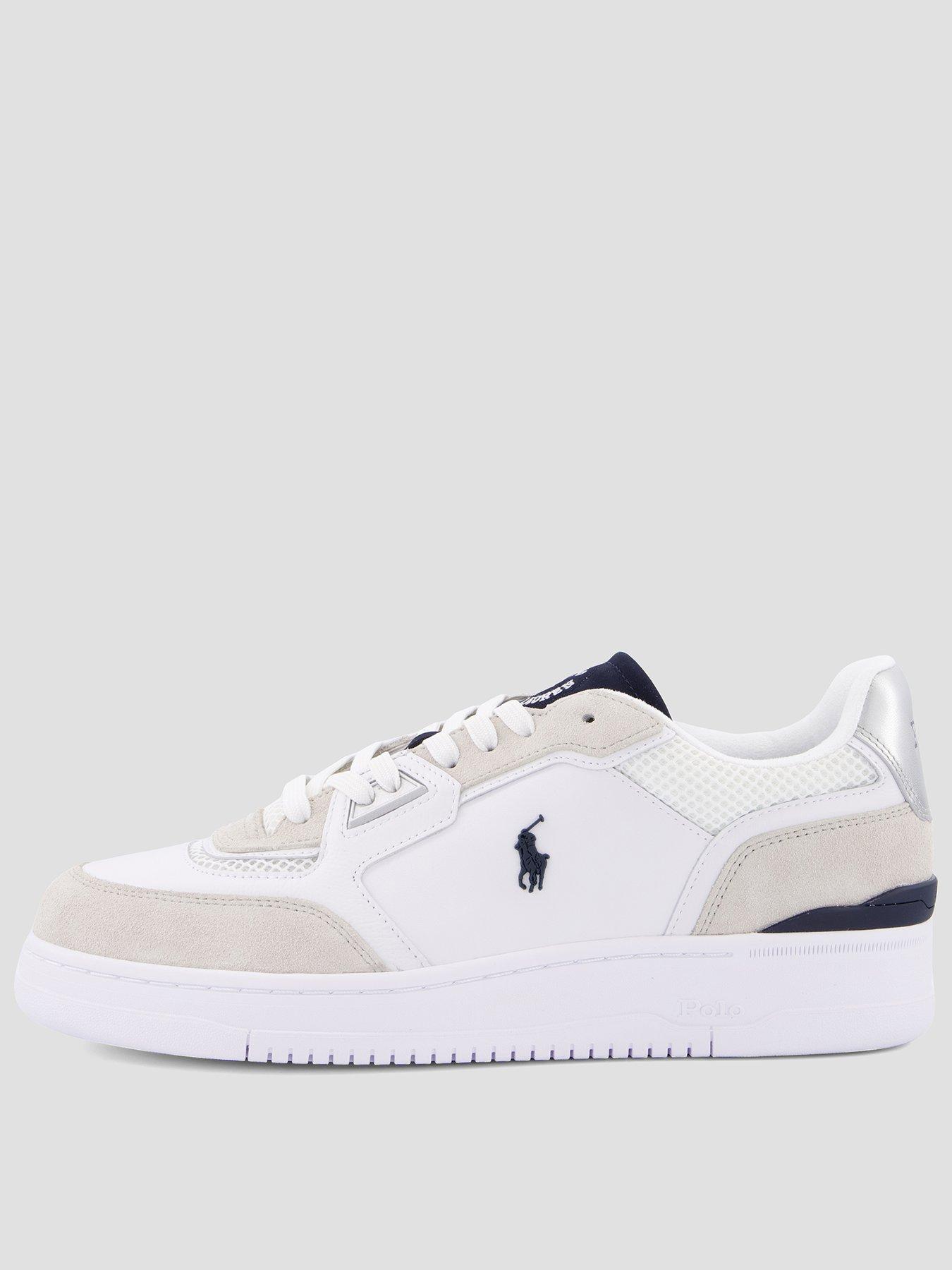 Polo Ralph Lauren Open Masters Leather/Suede Sneakers - Grey