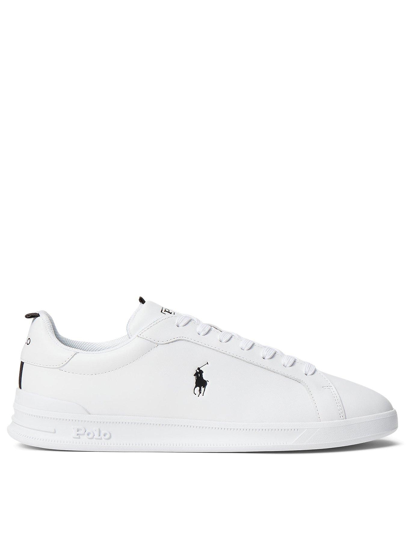 Polo Ralph Lauren Heritage Court Leather Sneakers - White