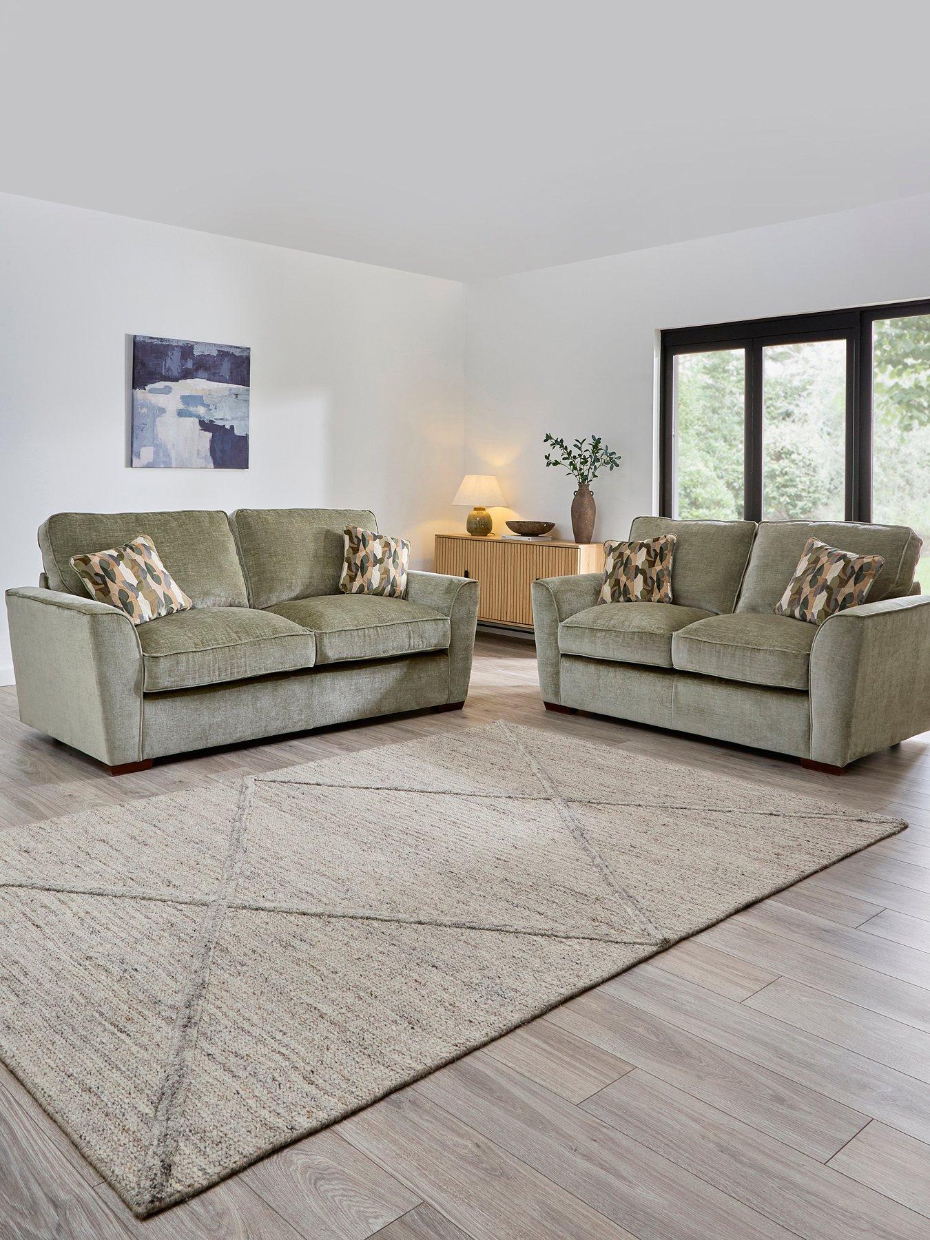 Image 1 of 7 of The Very Collection Clover 3 Seater&nbsp;+ 2 Seater Sofa Set (Buy &amp; SAVE!)&nbsp;- Made to Order in the UK
