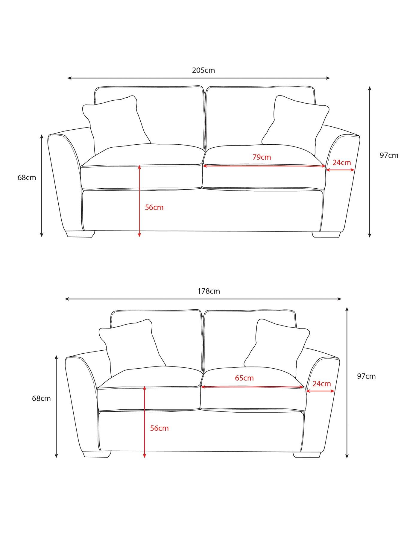 Image 7 of 7 of The Very Collection Clover 3 Seater&nbsp;+ 2 Seater Sofa Set (Buy &amp; SAVE!)&nbsp;- Made to Order in the UK