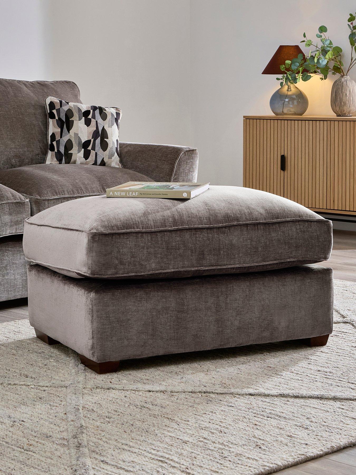 The Very Collection Clover Large Footstool - Made to Order in the UK