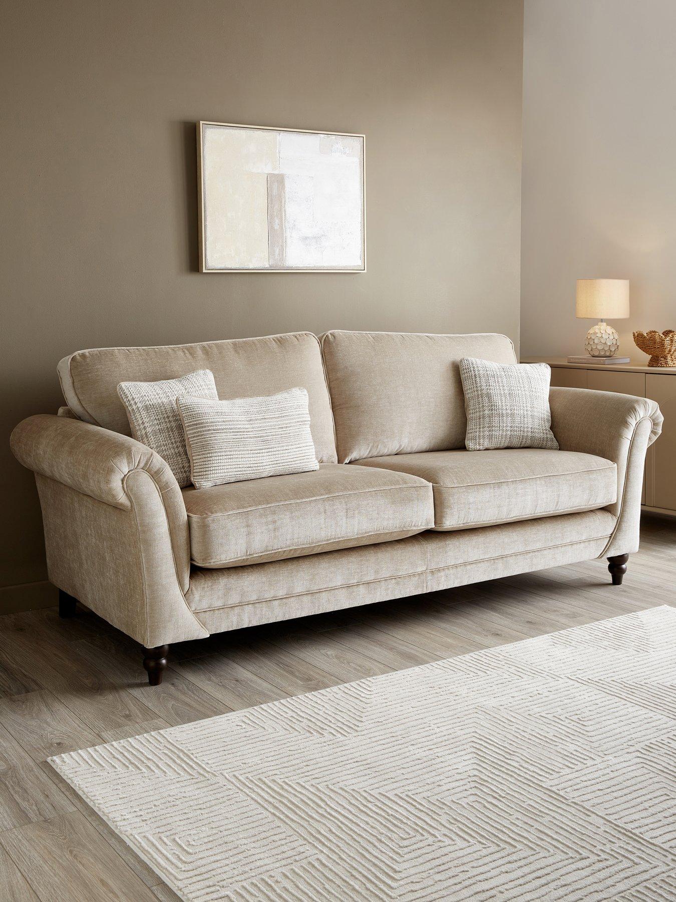Image 1 of 6 of The Very Collection Highgate 4 Seater Fabric Sofa&nbsp;- Made to Order in the UK