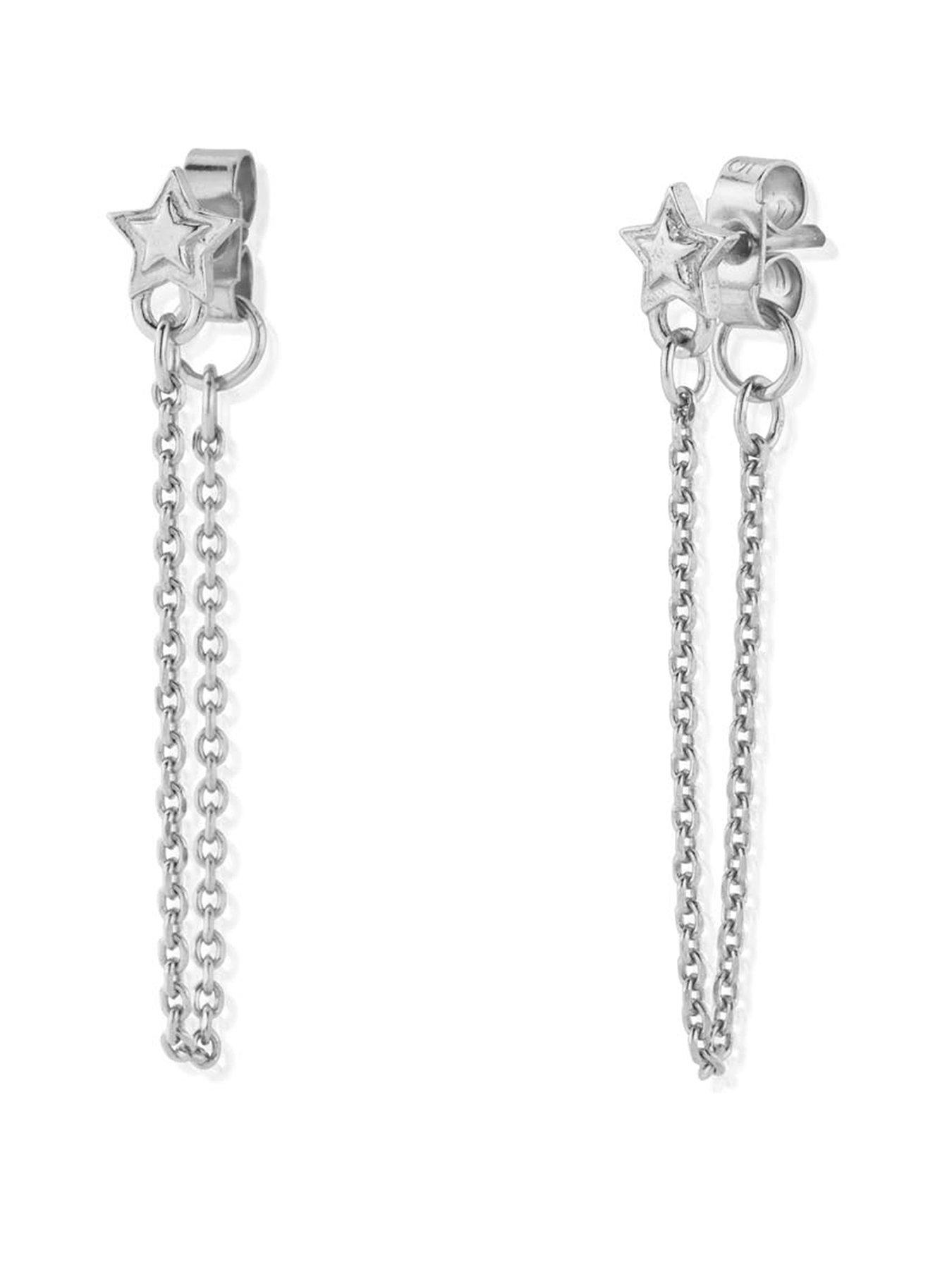 ChloBo Radiant Essence Chain Stud Earrings
