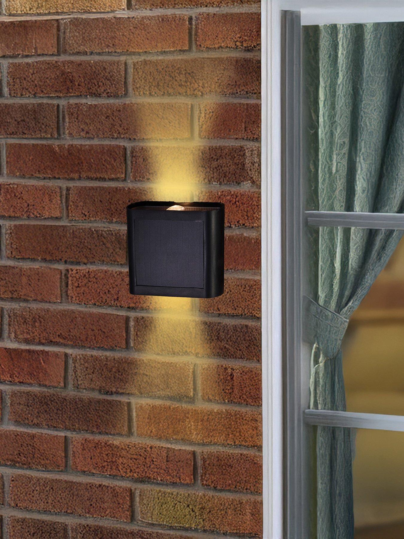 Image 1 of 5 of Smart Solar 2 Way Wall, Fence & Post Light - 2pk
