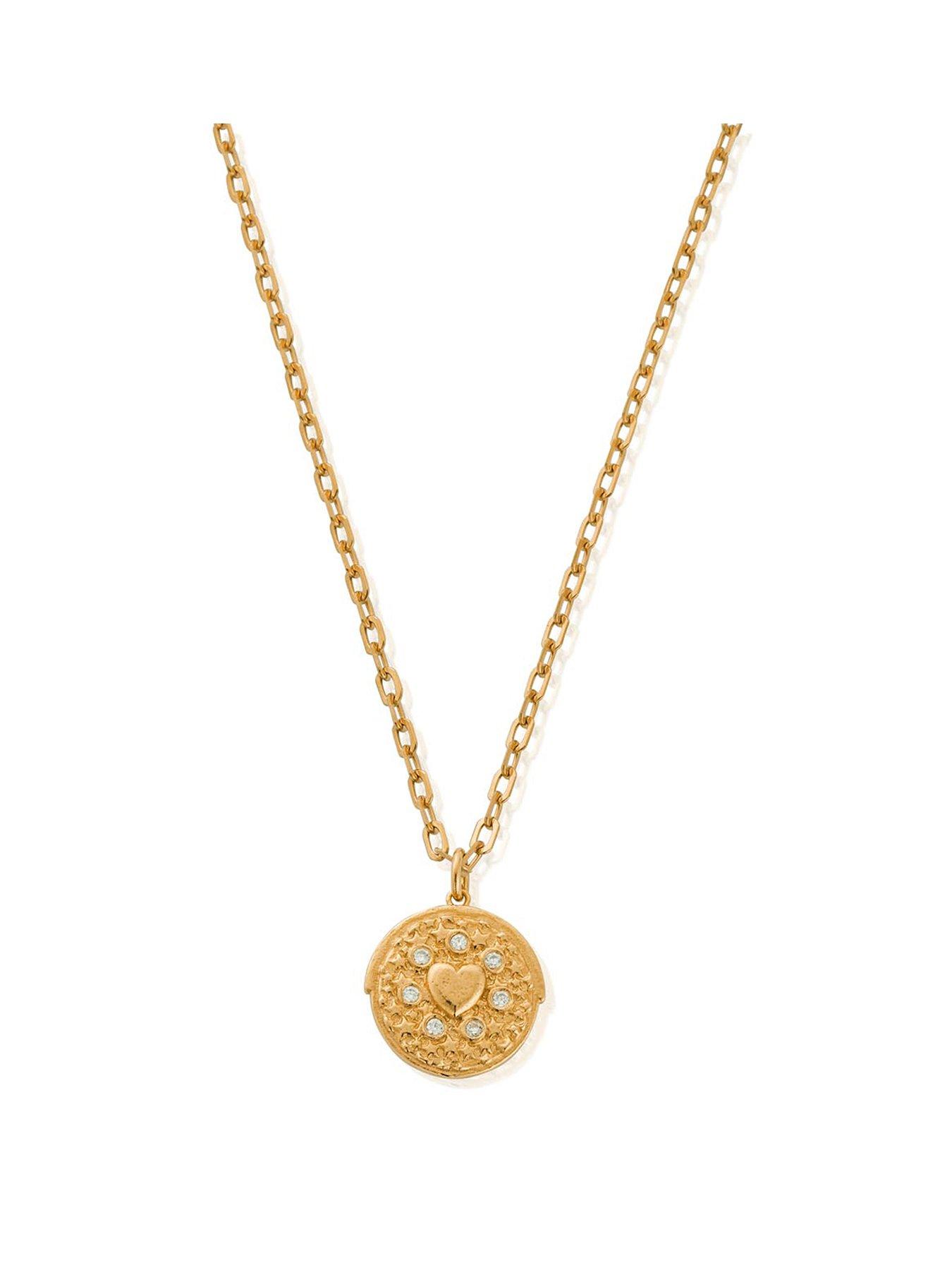 ChloBo GOLD LIGHT ANCHOR CHAIN DIVINE ALIGNMENT NECKLACE