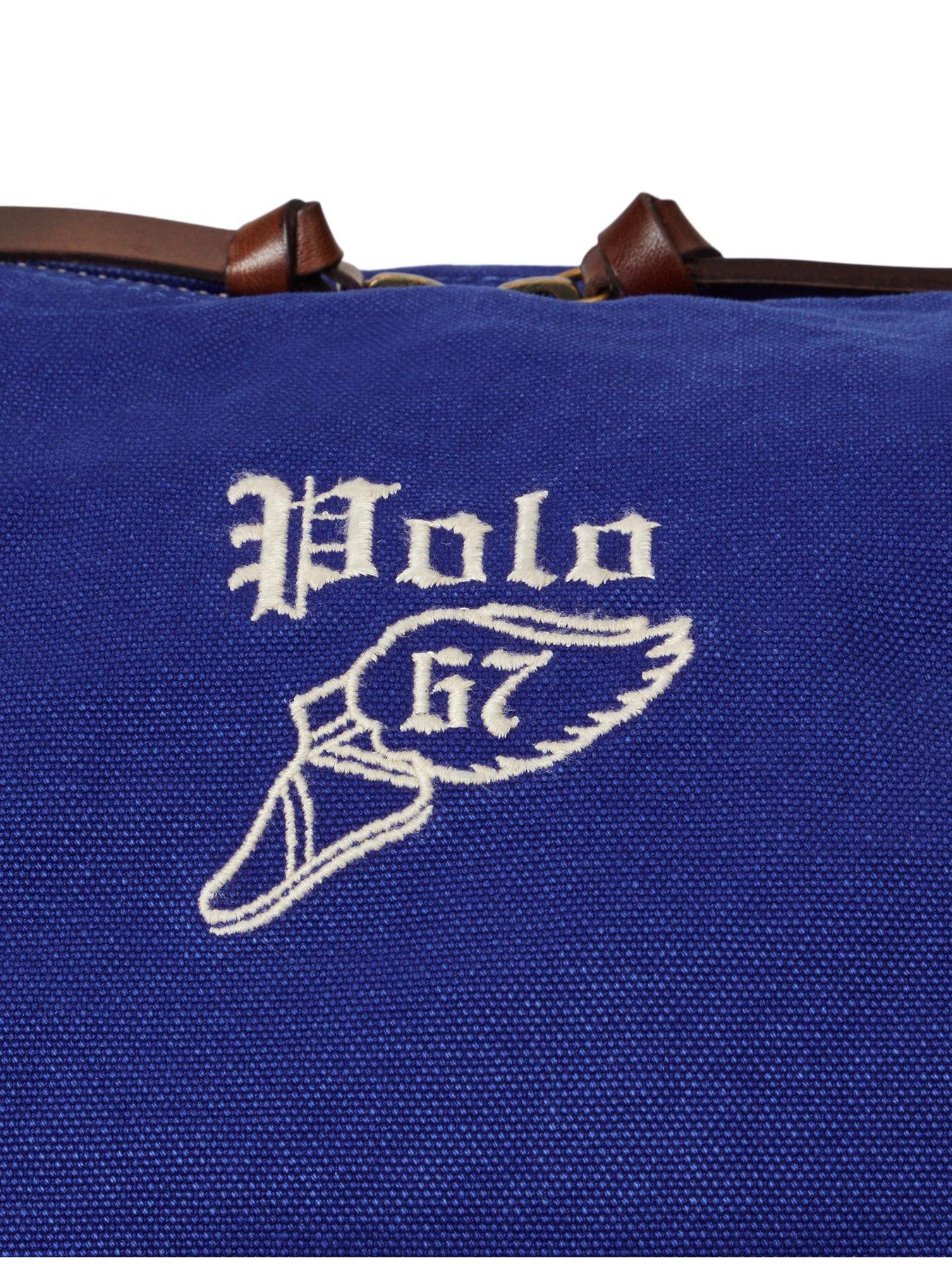 Image 4 of 6 of Polo Ralph Lauren Preppy Icon Duffle Bag - Navy