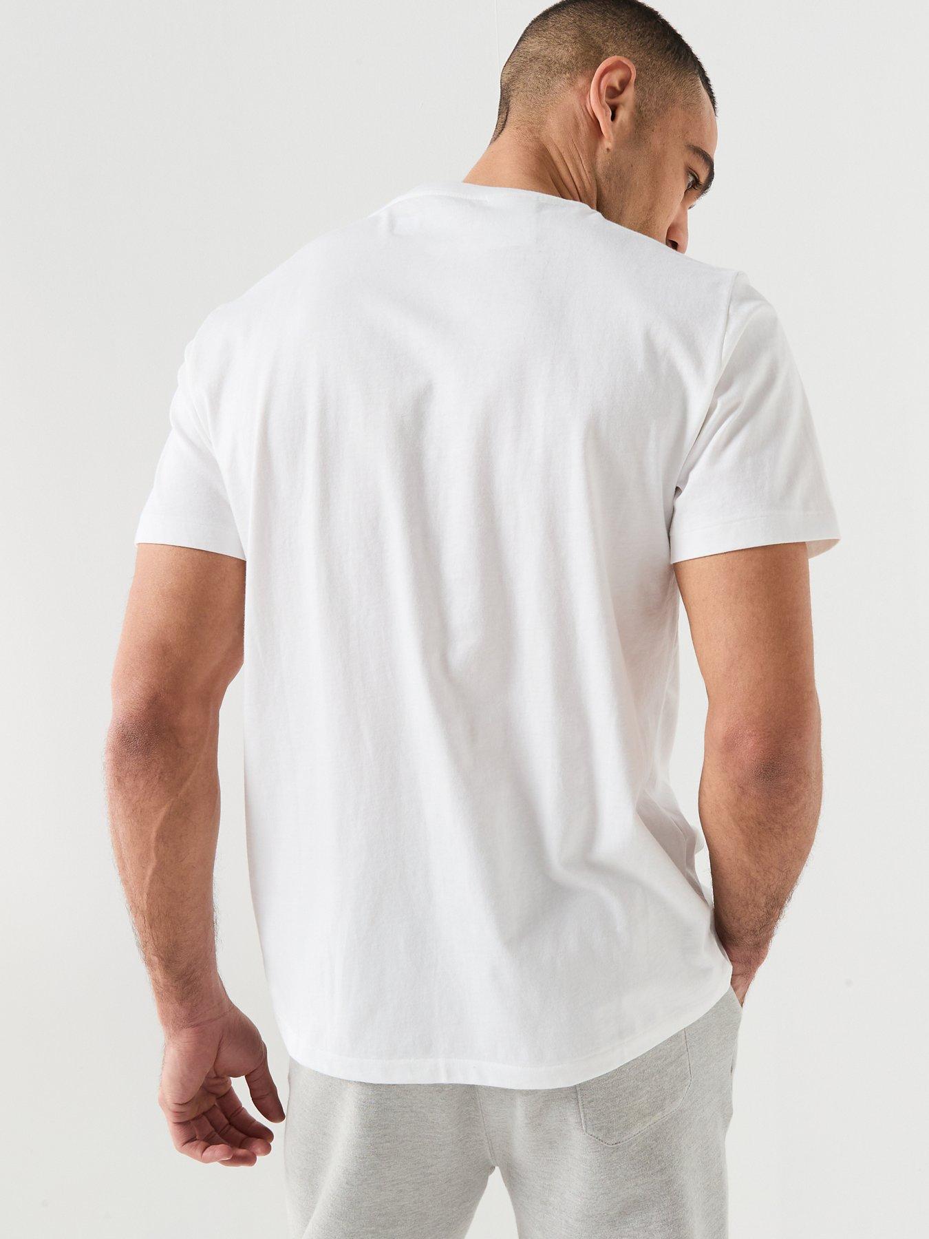 Image 2 of 6 of Polo Ralph Lauren Short Sleeve Crew Loungewear T-Shirt - White