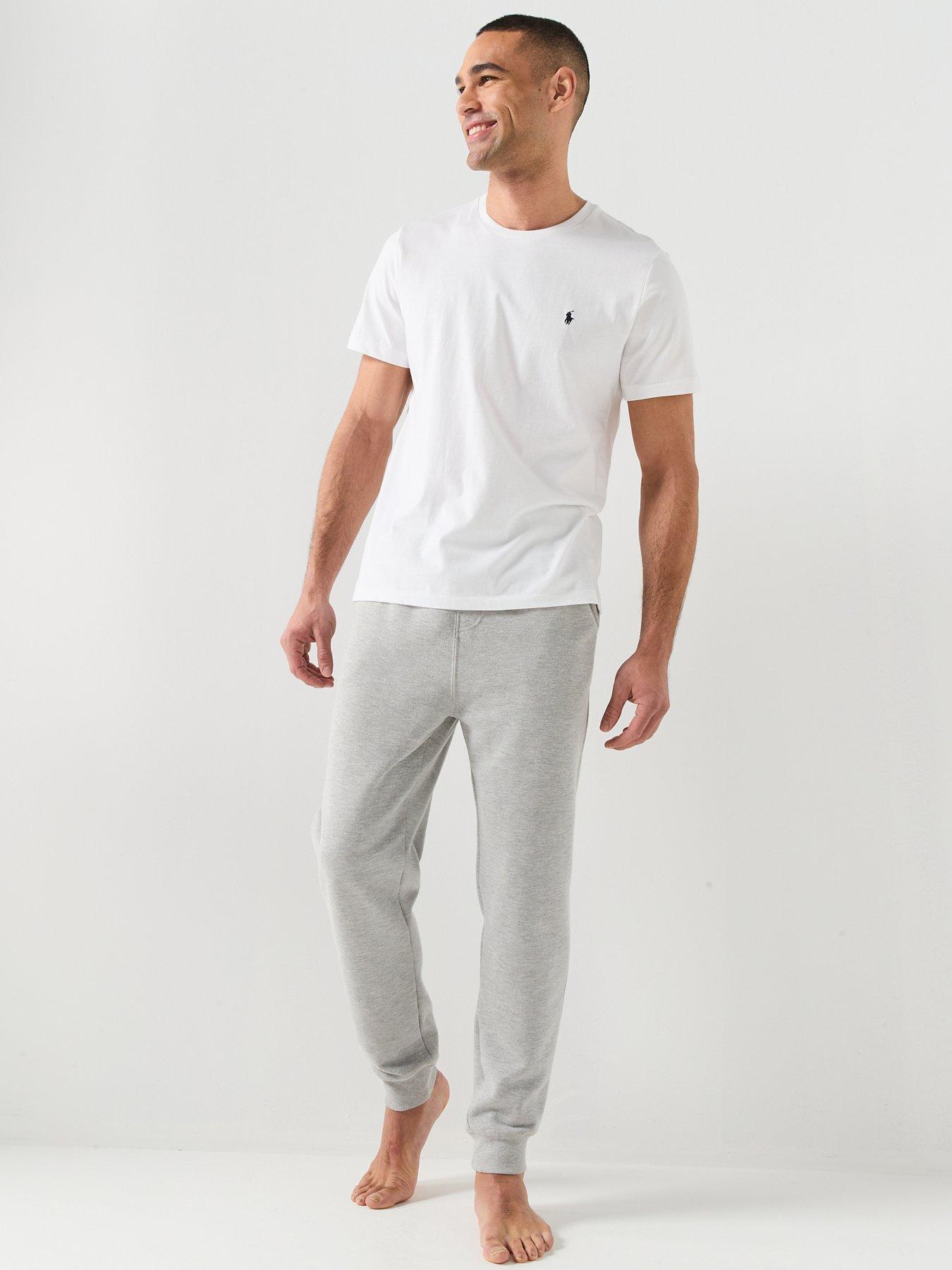 Image 3 of 6 of Polo Ralph Lauren Short Sleeve Crew Loungewear T-Shirt - White