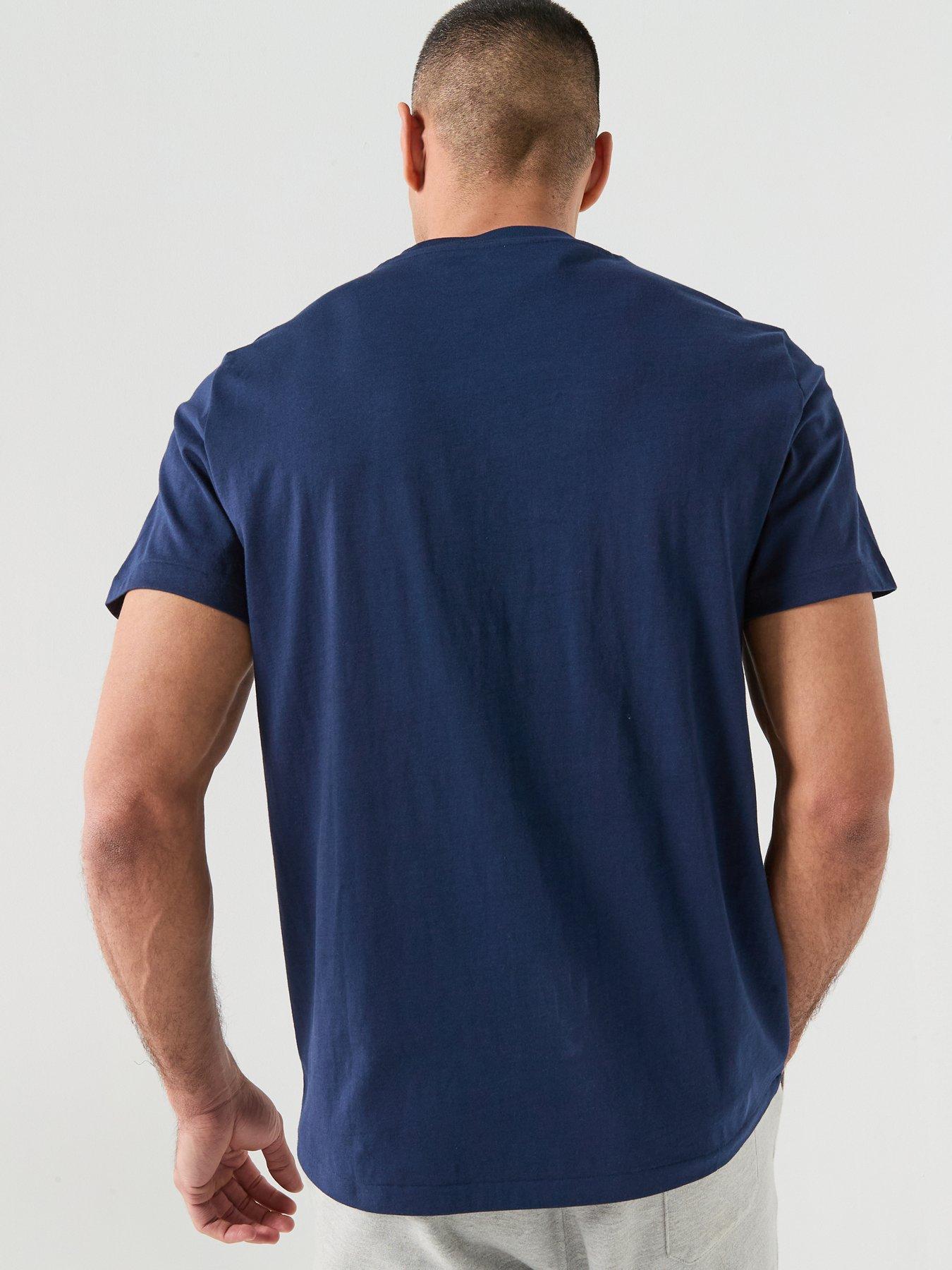 Image 2 of 5 of Polo Ralph Lauren Short Sleeve Crew Loungewear T-Shirt - Navy