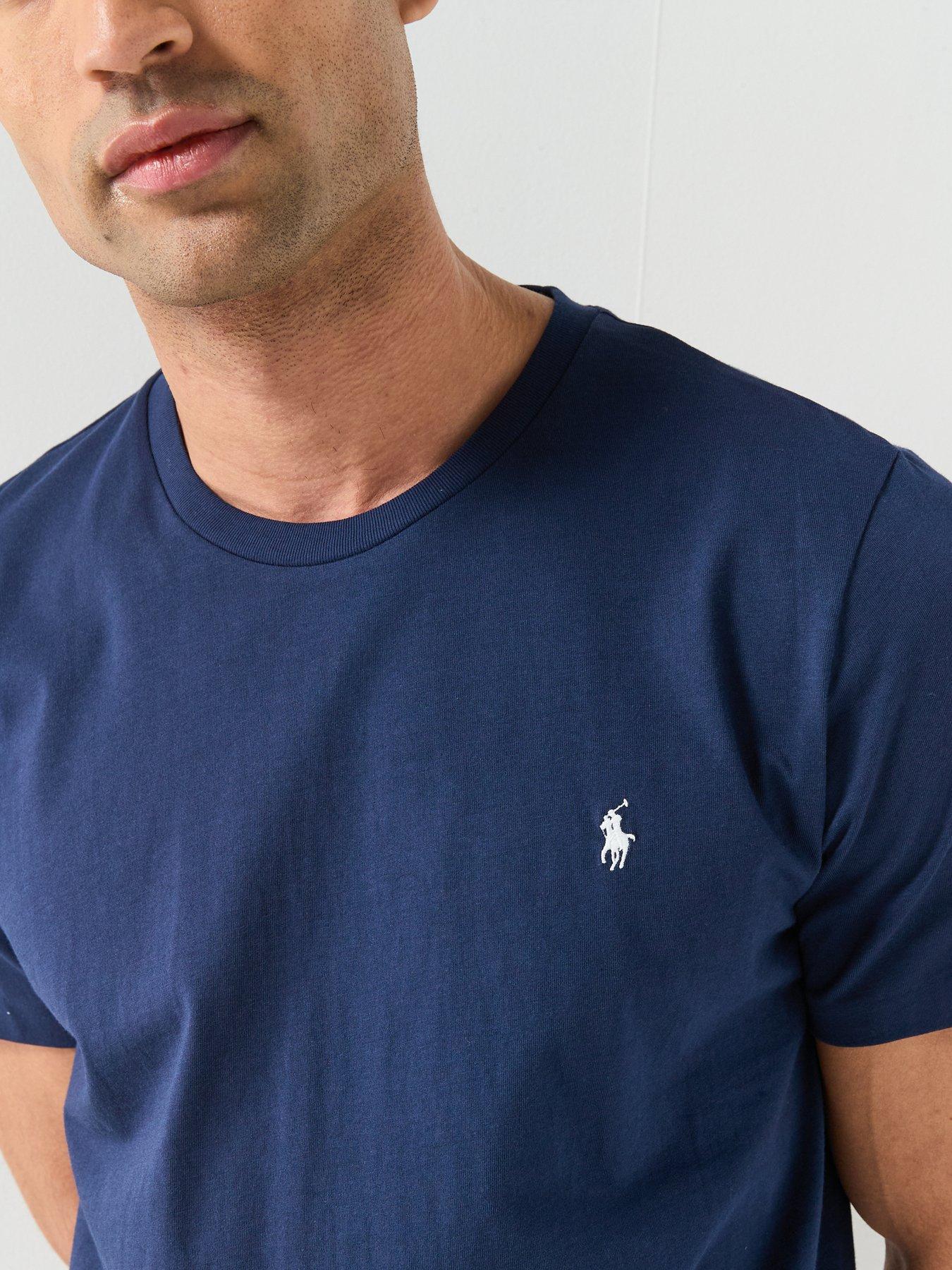 Image 4 of 5 of Polo Ralph Lauren Short Sleeve Crew Loungewear T-Shirt - Navy