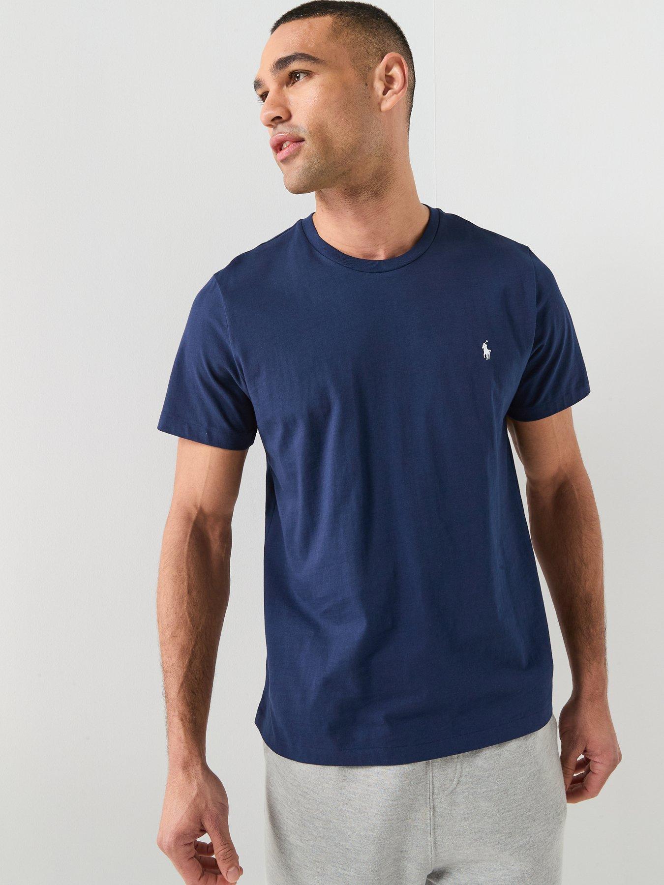 Image 5 of 5 of Polo Ralph Lauren Short Sleeve Crew Loungewear T-Shirt - Navy