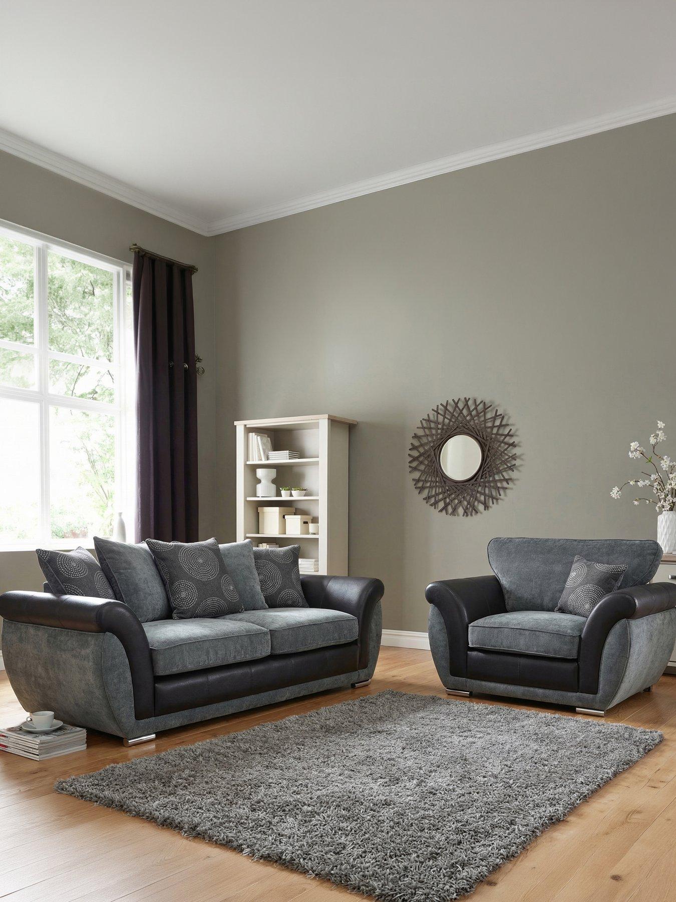 Image 1 of 4 of The Very Collection Danube 3 Seater + Chair