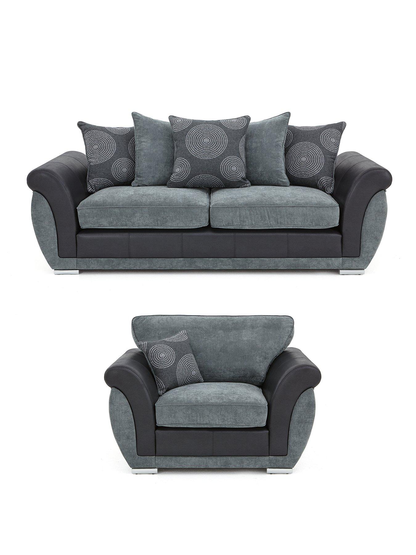 Image 2 of 4 of The Very Collection Danube 3 Seater + Chair