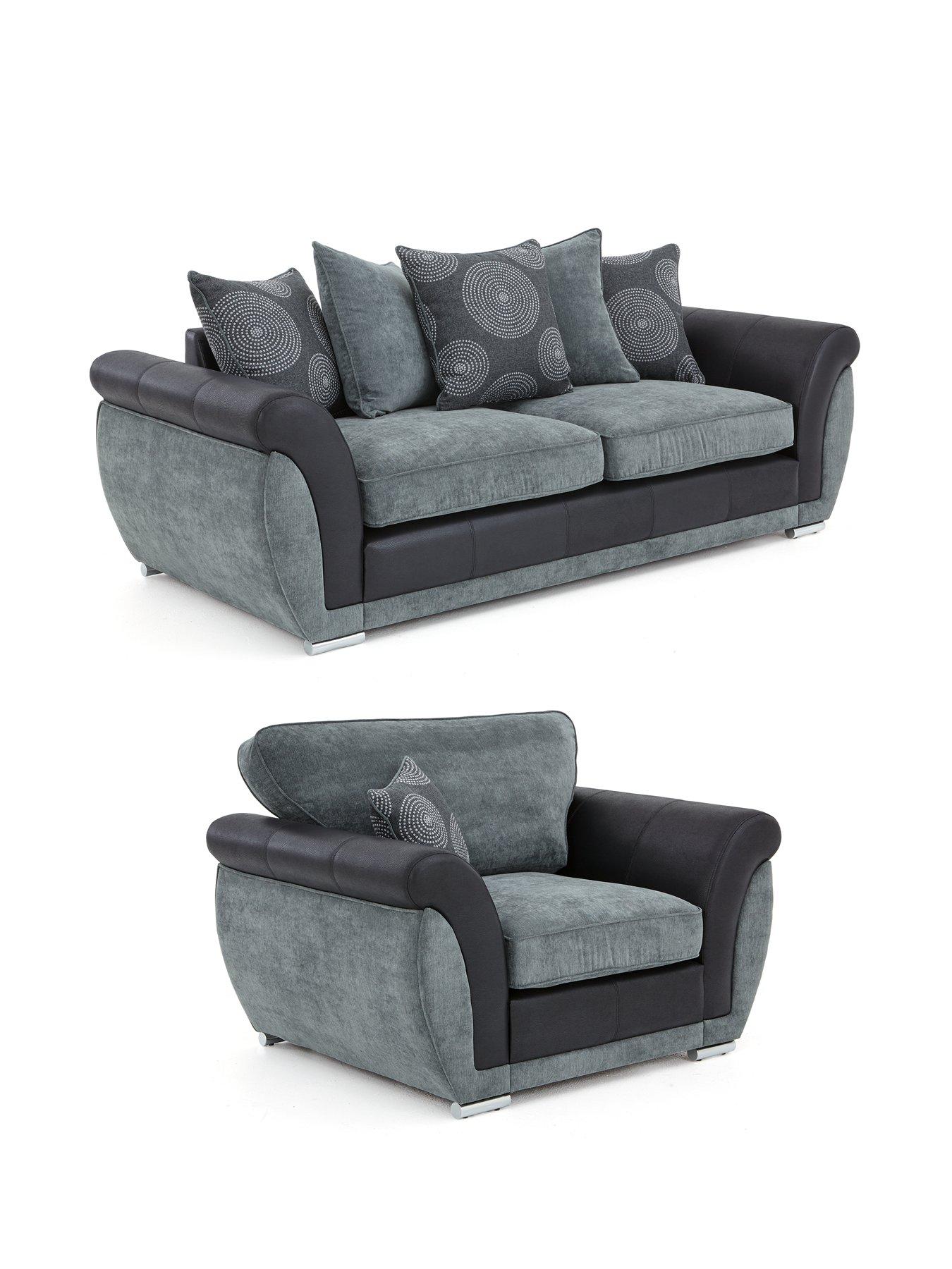 Image 3 of 4 of The Very Collection Danube 3 Seater + Chair