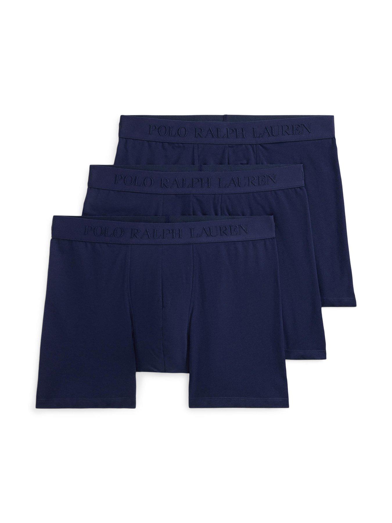 Polo Ralph Lauren 3 Pack Boxer Brief, Navy, Size 2Xl, Men