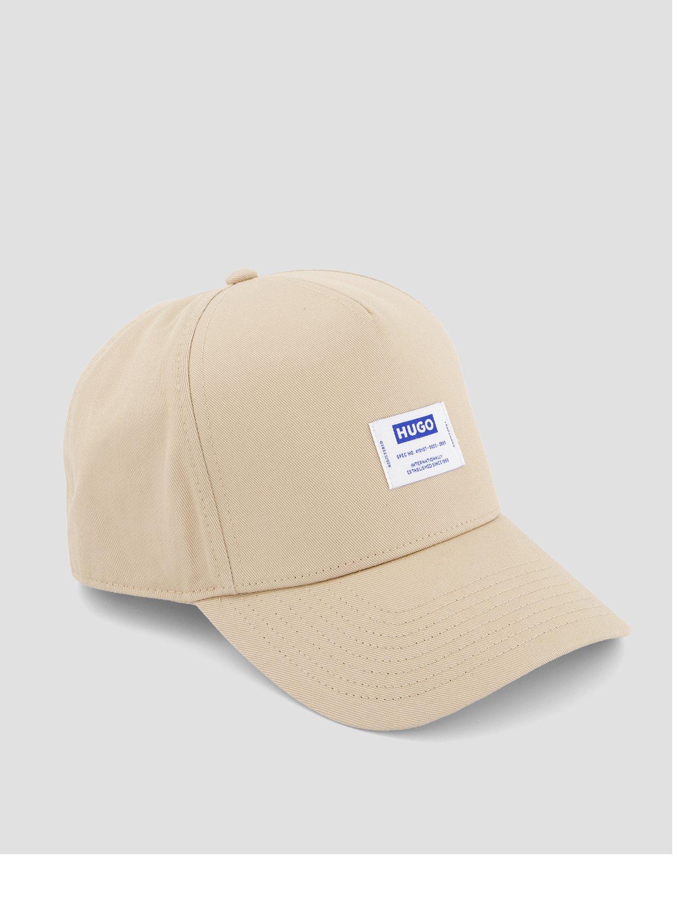 Image 1 of 4 of HUGO Blue Merk Badge Snacpback Cap - Beige