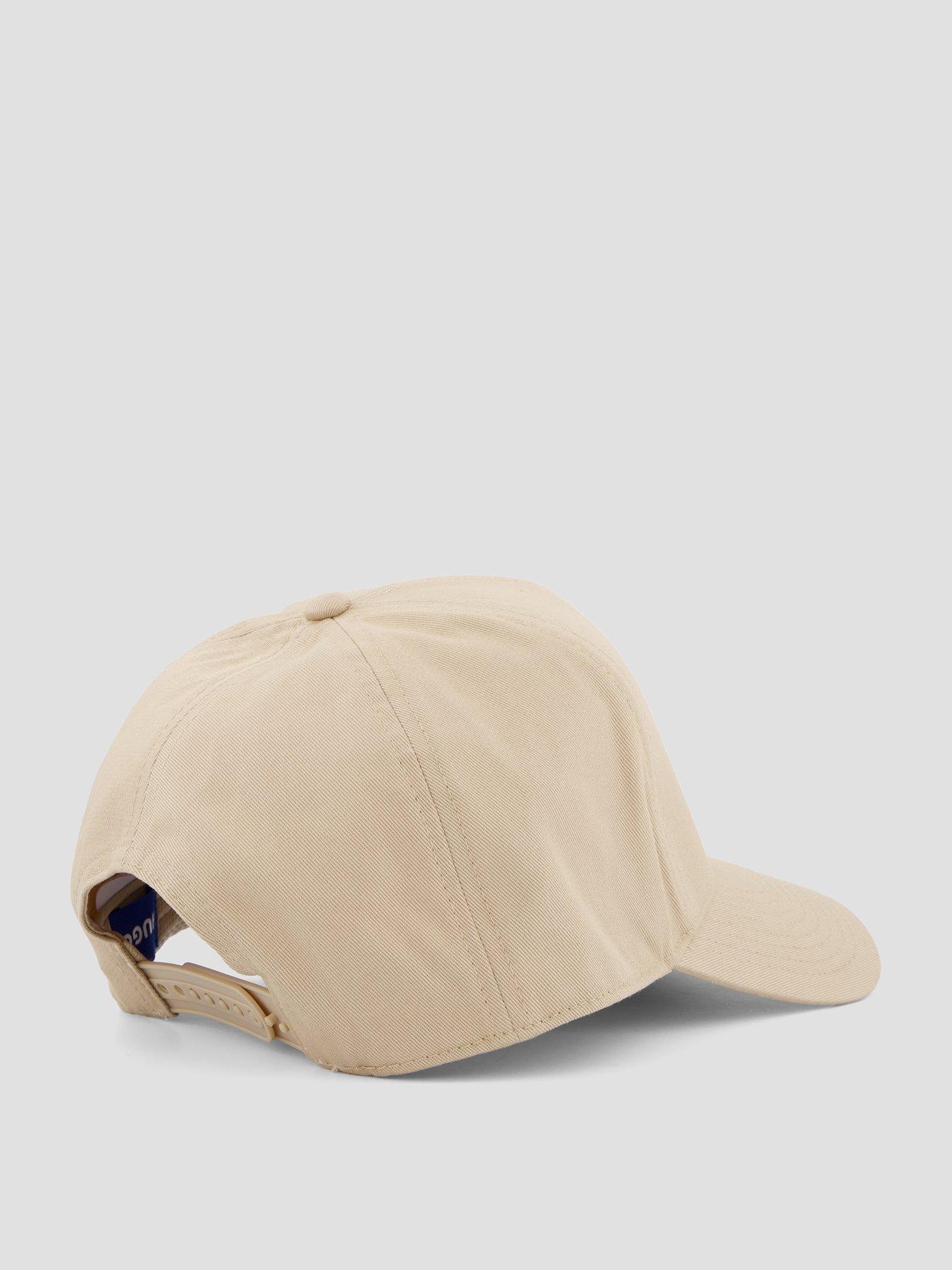 Image 4 of 4 of HUGO Blue Merk Badge Snacpback Cap - Beige