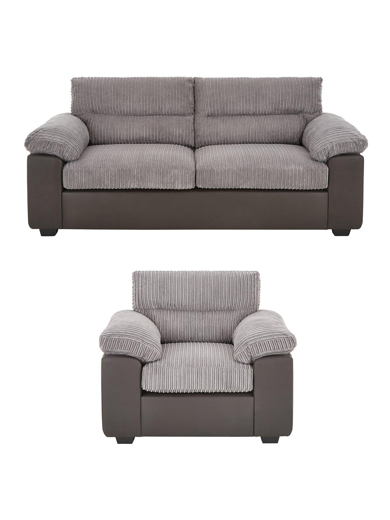 Image 2 of 5 of The Very Collection Armstrong 3 Seater + Chair