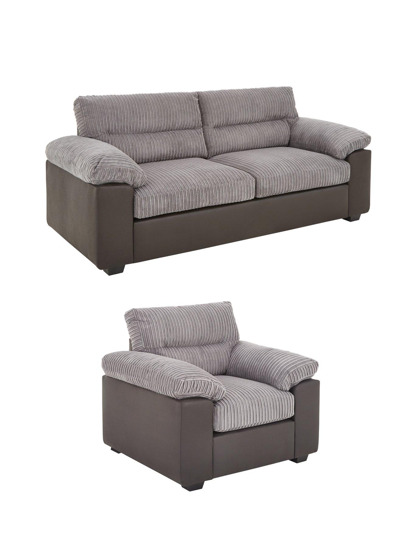 Image 3 of 5 of The Very Collection Armstrong 3 Seater + Chair