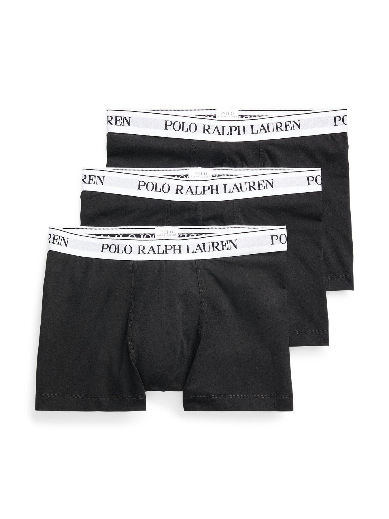 Polo Ralph Lauren Classic 3 Pack Trunks - Black/White