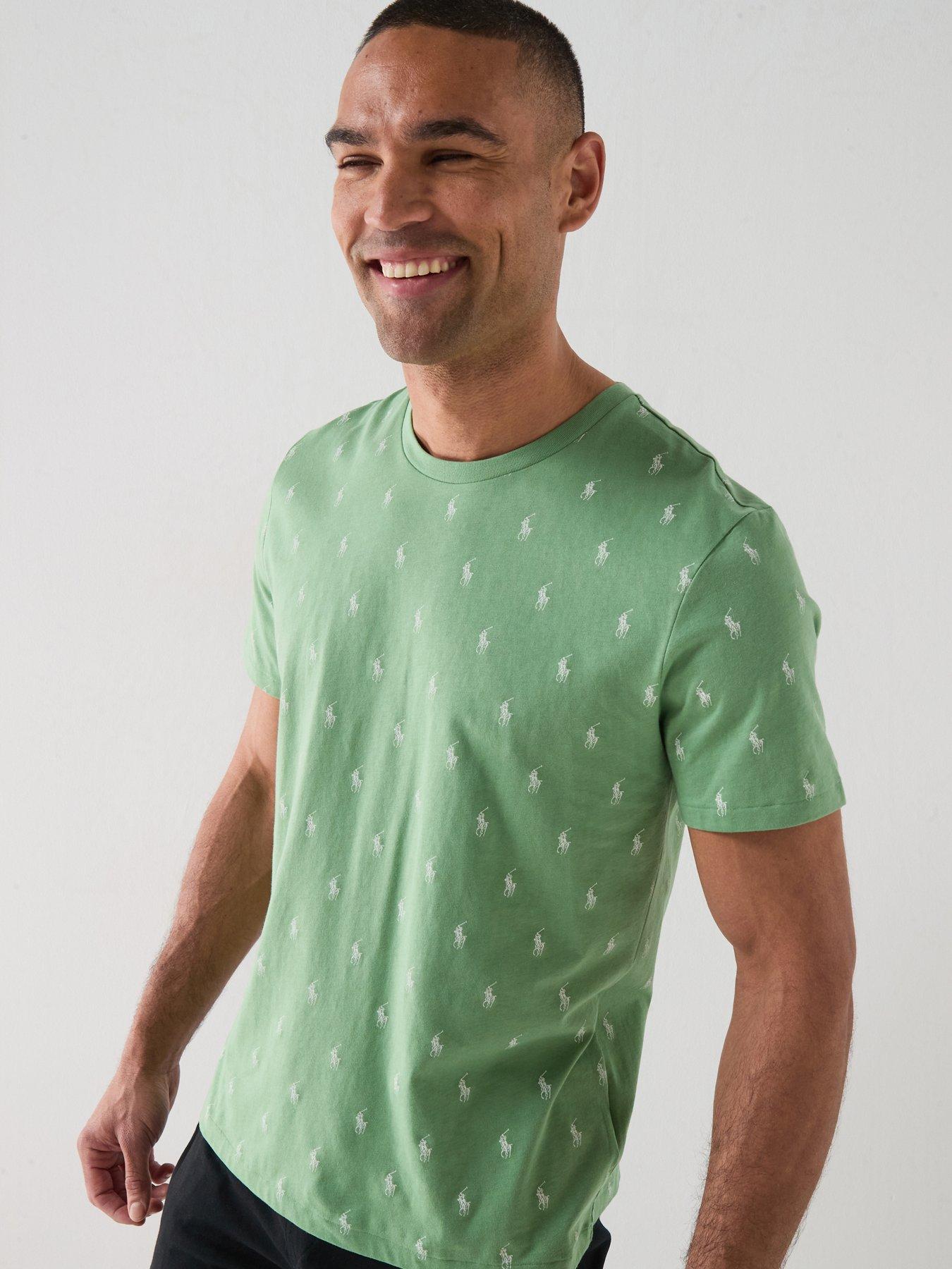Polo Ralph Lauren Polo Ralph Lauren Loungewear Multi PP All Over Print T-Shirt - Green