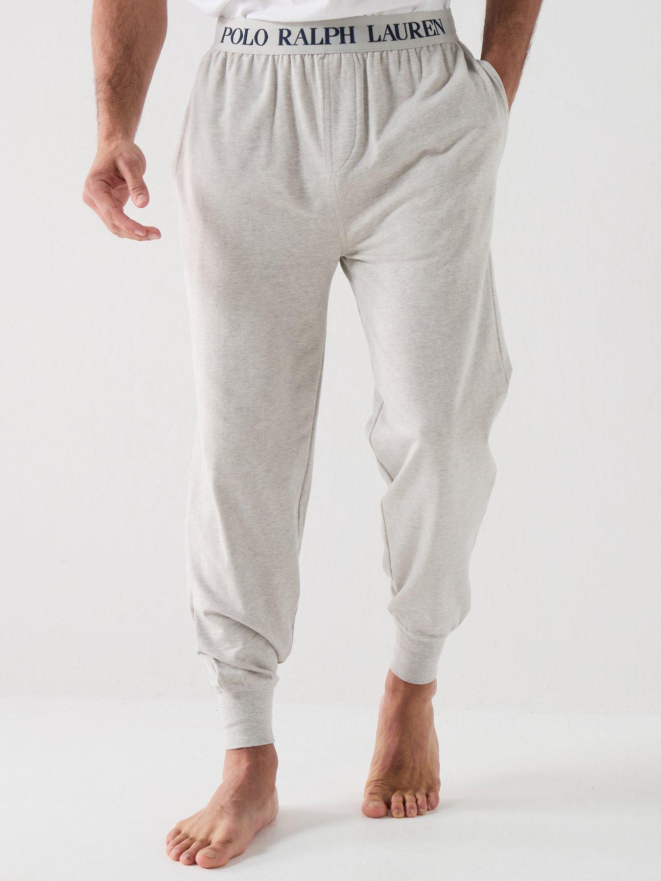 Polo Ralph Lauren Cuffed Jogger Loungewear Pants - Grey