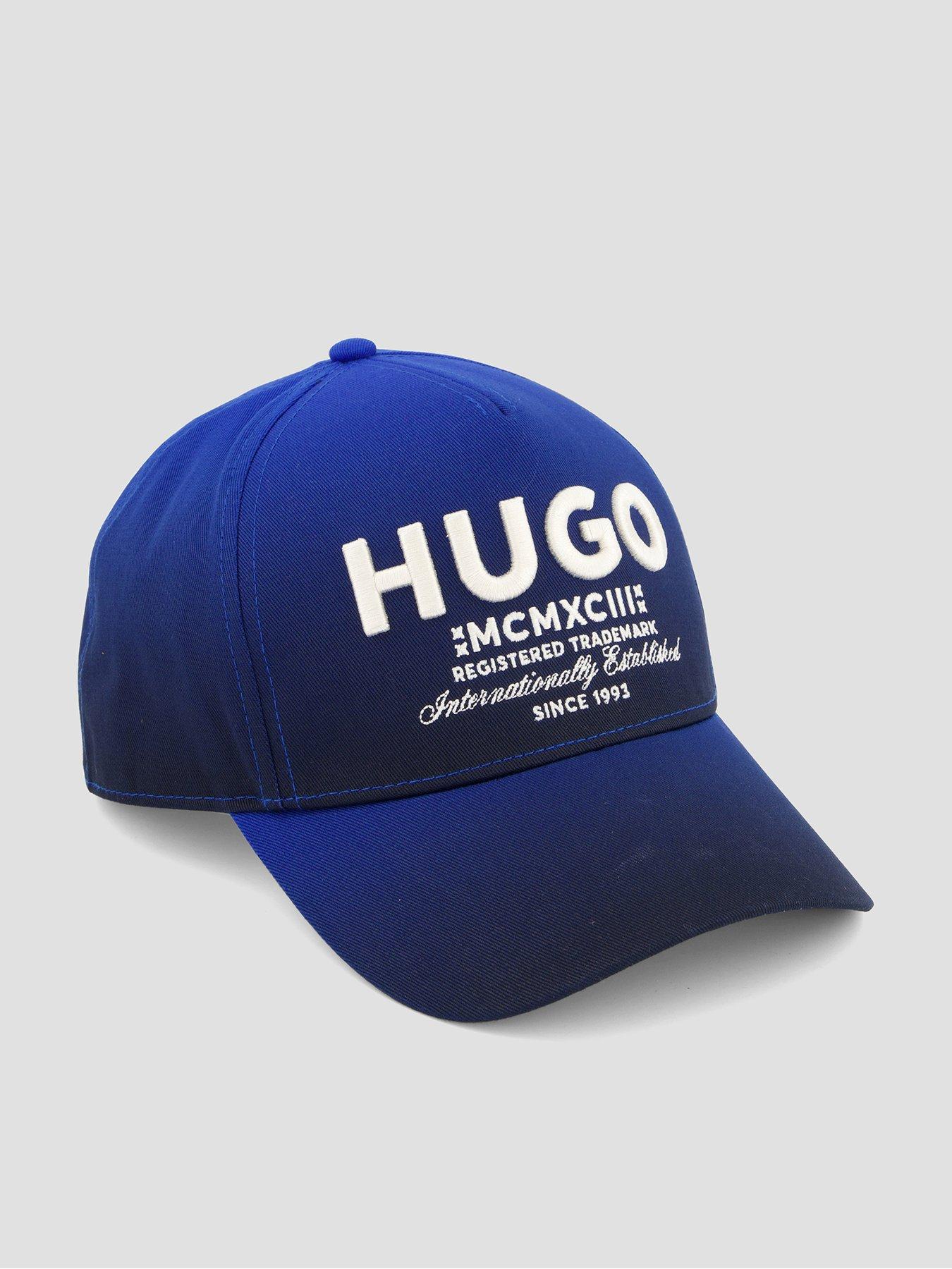 Image 1 of 4 of HUGO Merk Ombre International Logo Cap - Blue