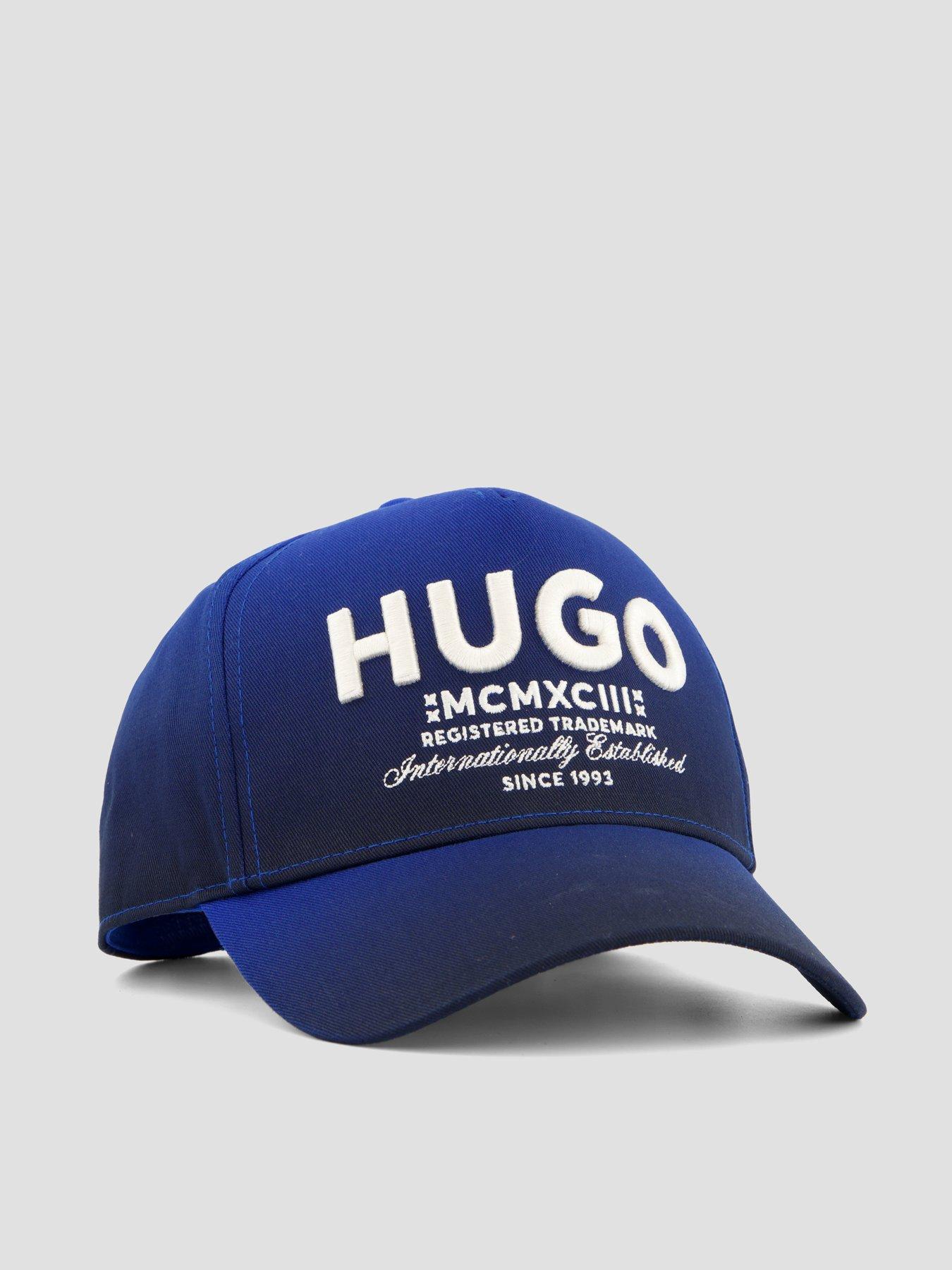 Image 3 of 4 of HUGO Merk Ombre International Logo Cap - Blue