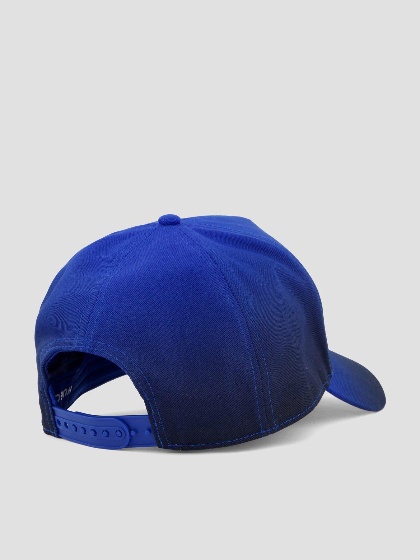 Image 4 of 4 of HUGO Merk Ombre International Logo Cap - Blue