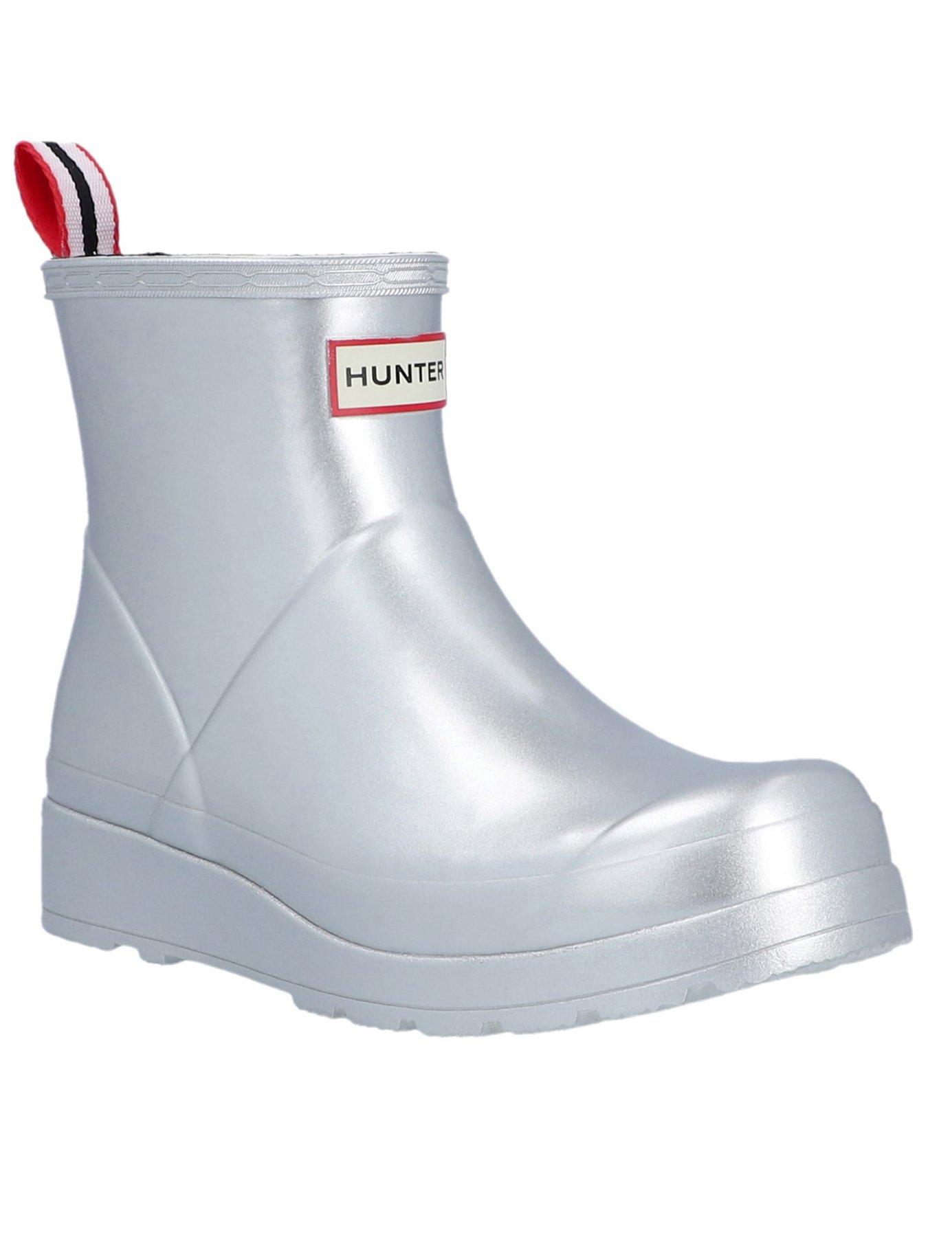 Hunter WOMENS PLAY SHORT BOOT METALLIC