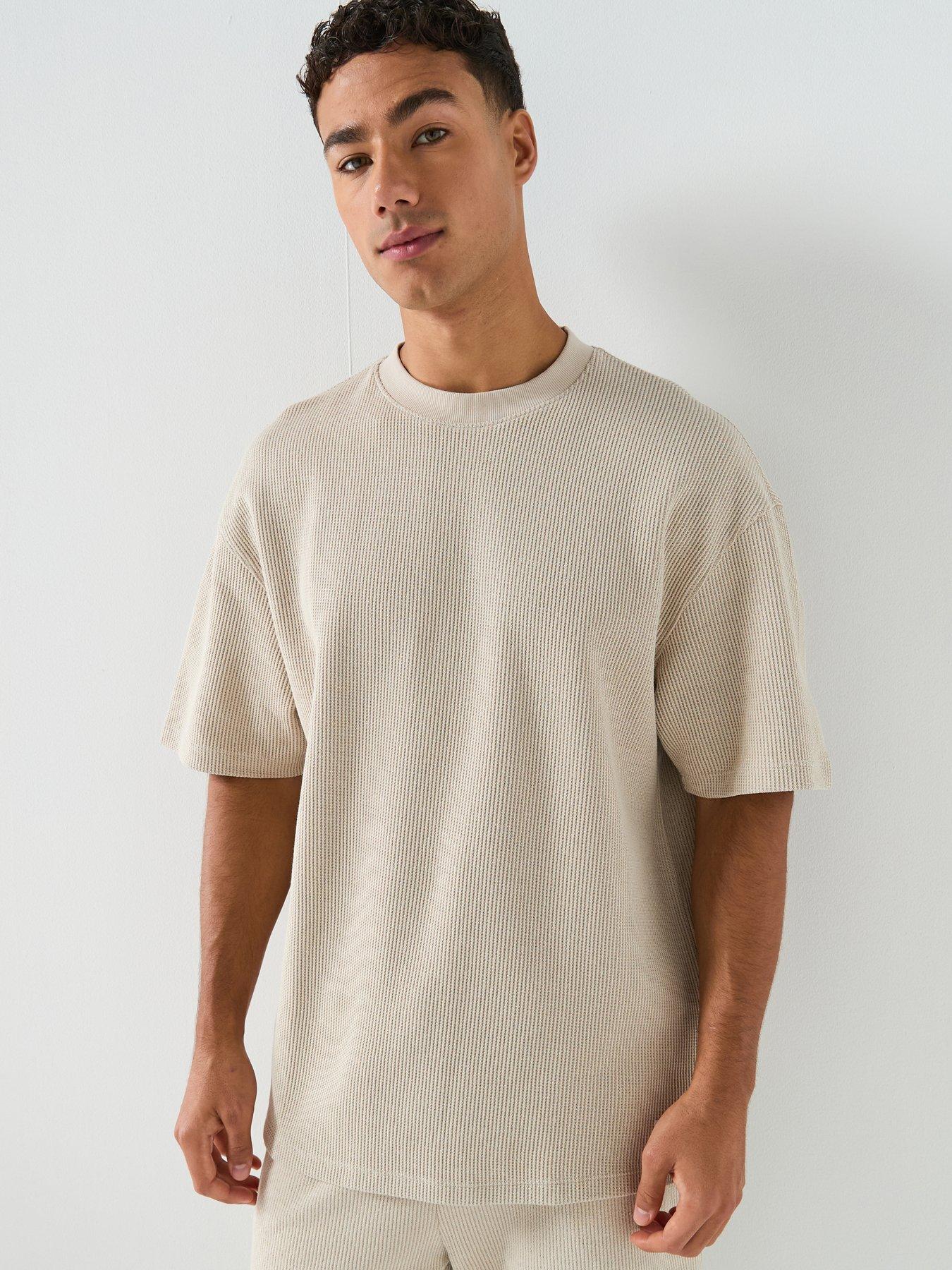 HUGO Blue Nuwaffle T-Shirt - White
