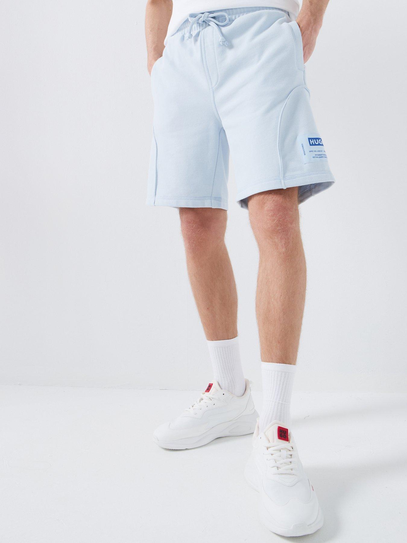 HUGO Blue Nurazort Regular Fit Sweat Shorts - Blue