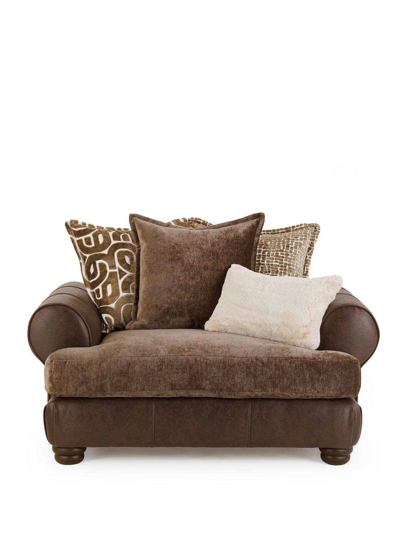 Image 2 of 7 of The Very Collection Broadway Fabric Snuggle Chair