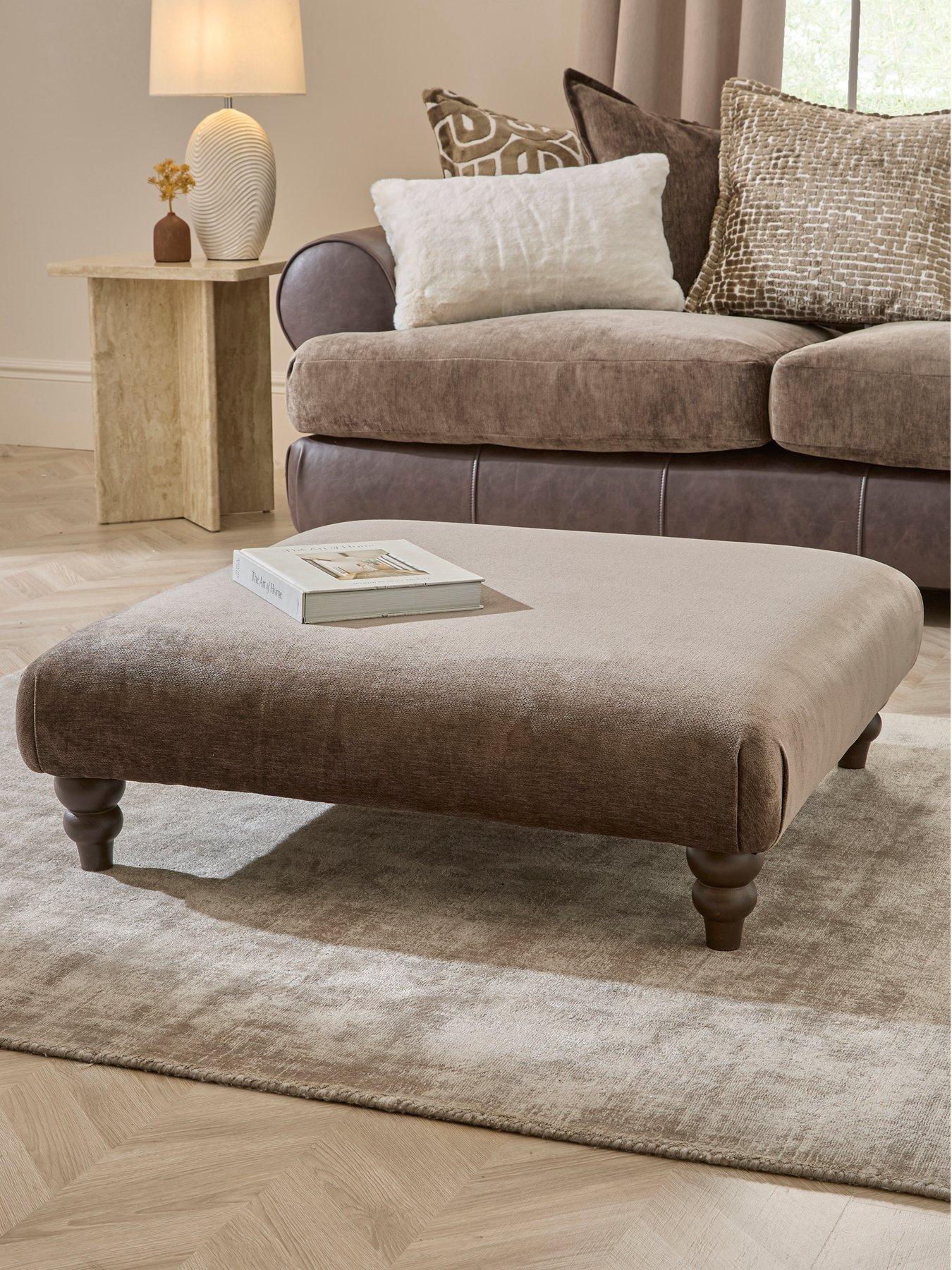 The Very Collection: Broadway Large Fabric Footstool