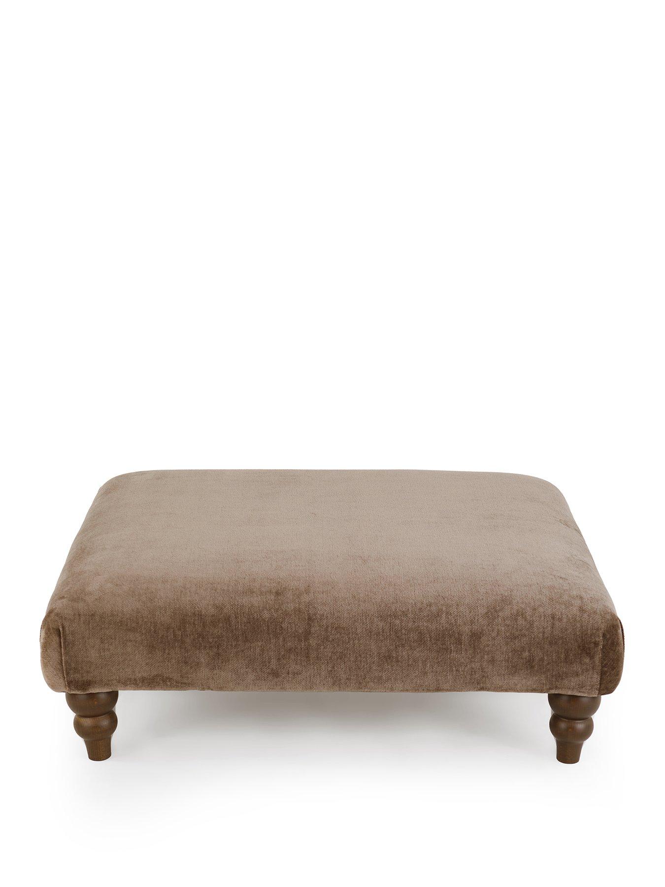 Image 2 of 6 of The Very Collection Broadway Large Fabric Footstool
