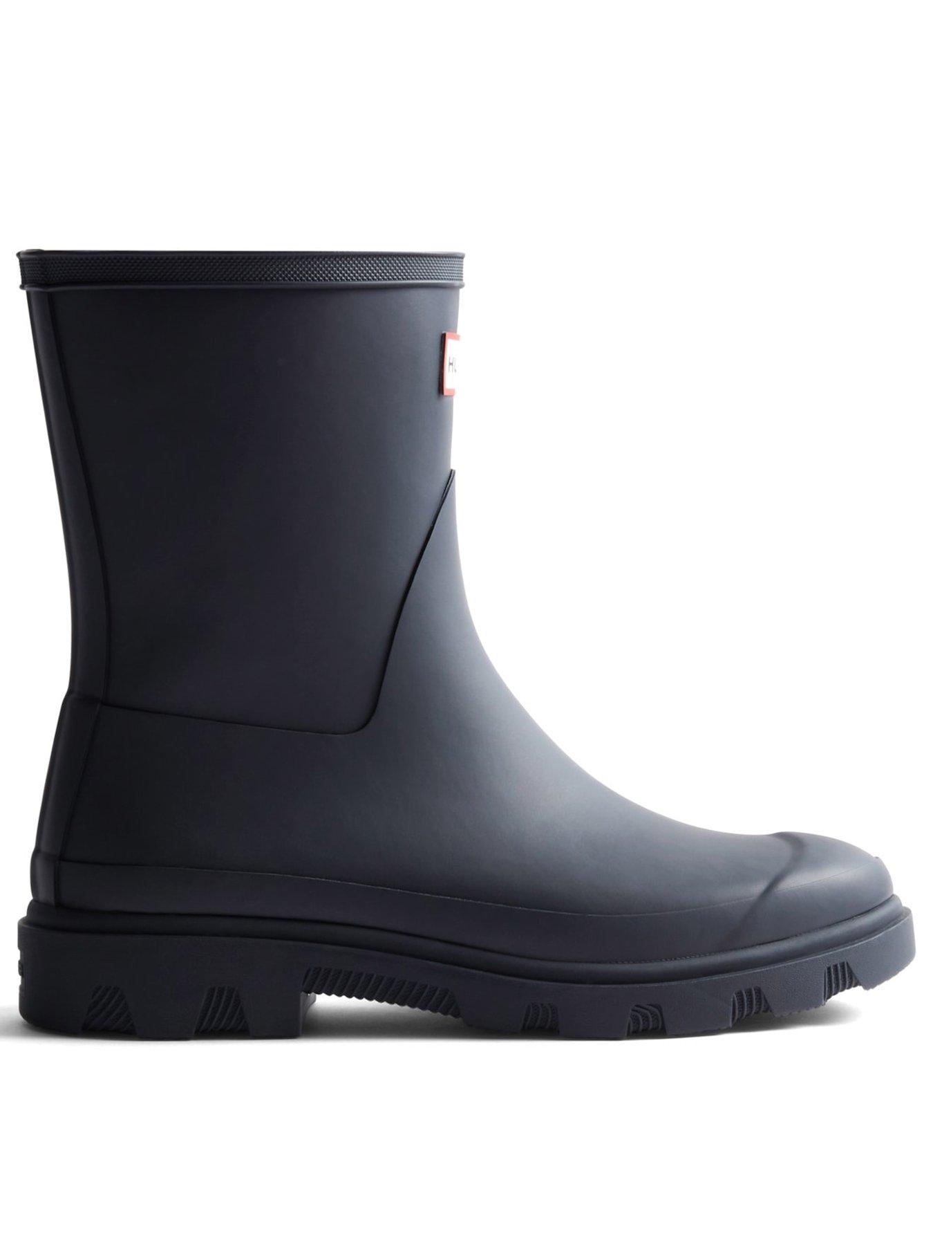 Hunter Unisex Downpour Short Boot -Hunter Navy