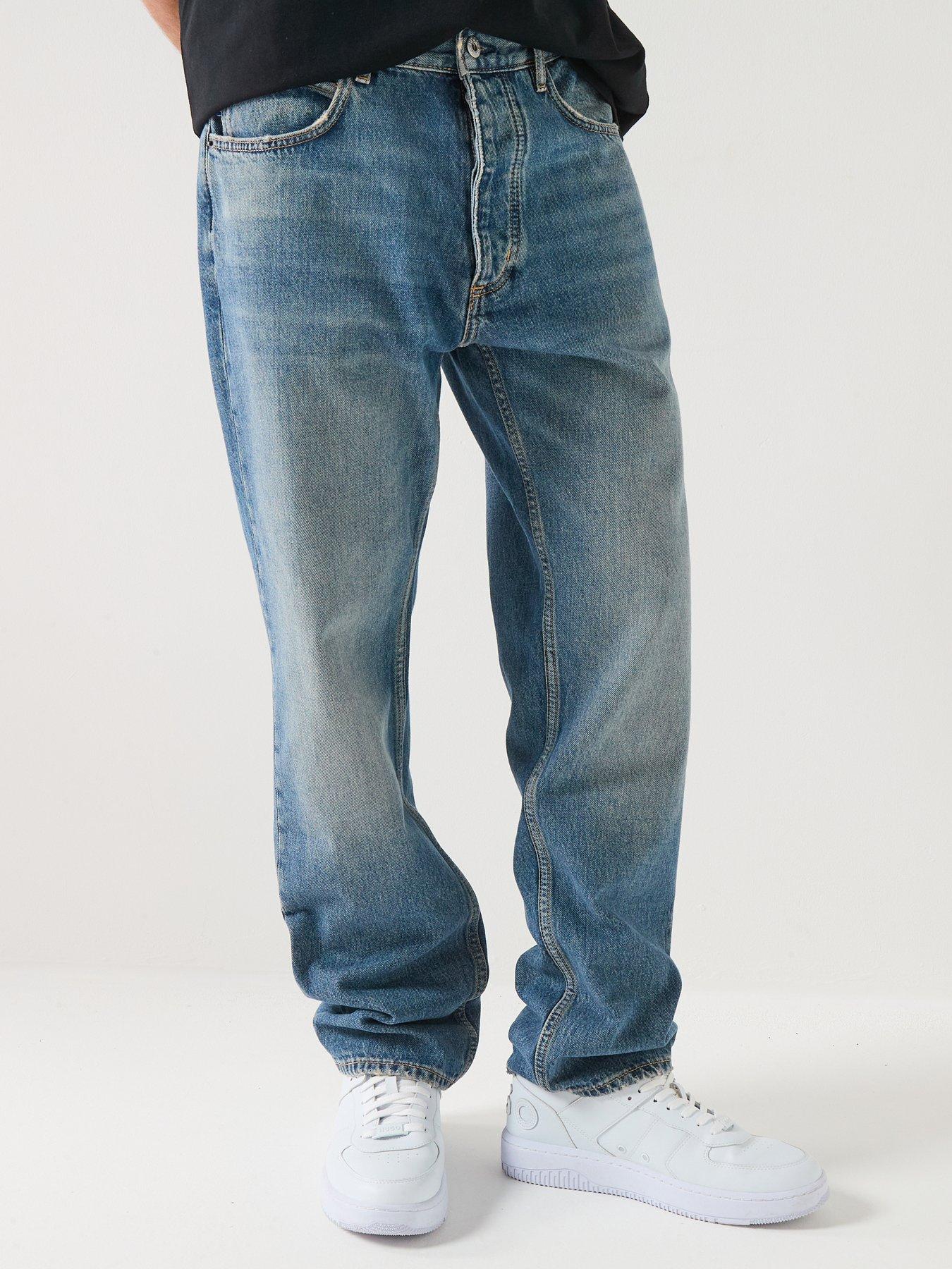 HUGO Jonah Straight Fit Jeans - Blue