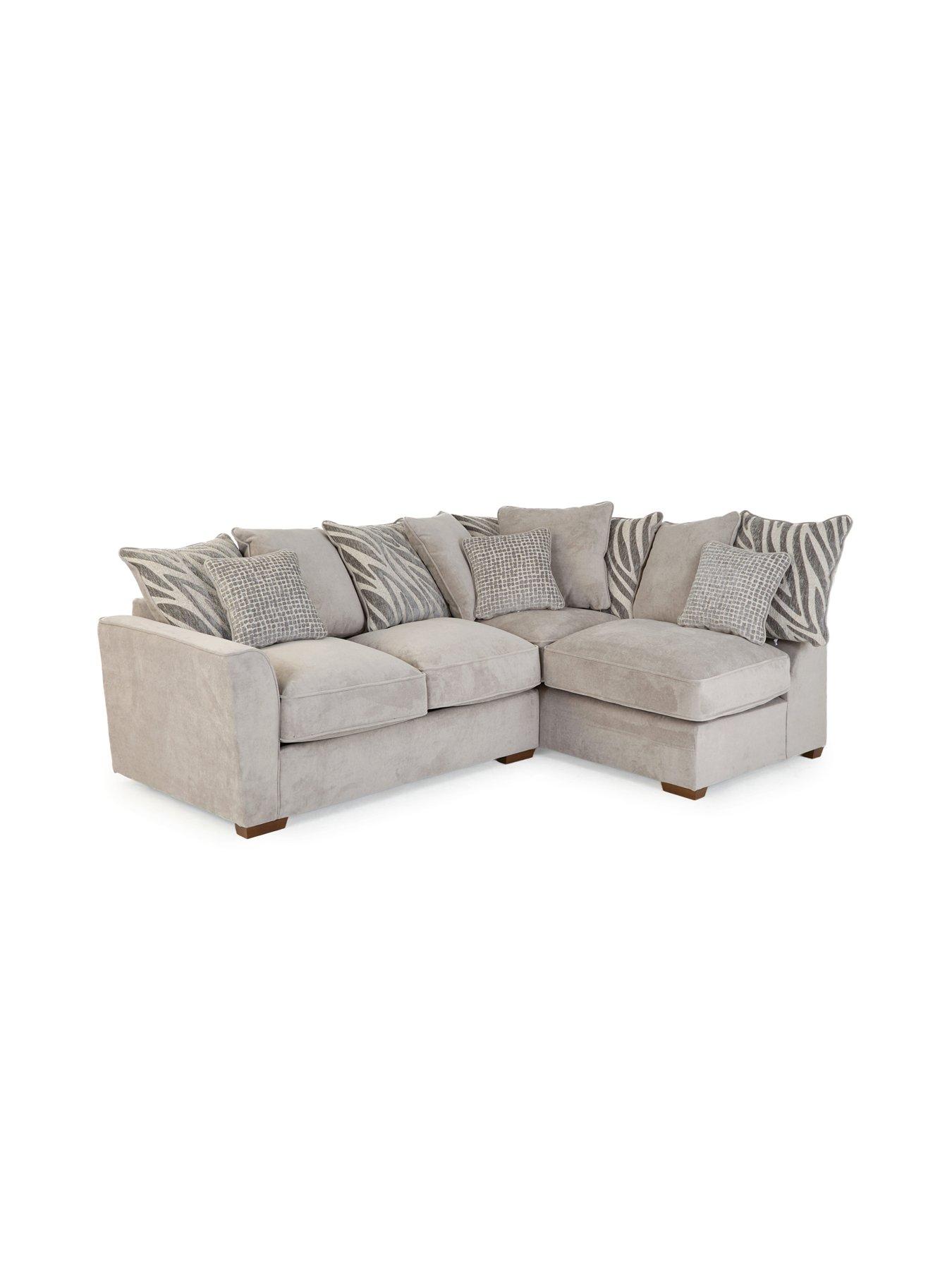 Image 3 of 7 of The Very Collection Nala Right Hand&nbsp;Corner Chaise Sofa with Footstool (Buy &amp; SAVE!)&nbsp;- Made to Order in the UK