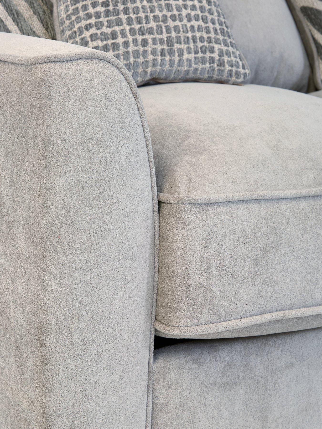 Image 6 of 7 of The Very Collection Nala Right Hand&nbsp;Corner Chaise Sofa with Footstool (Buy &amp; SAVE!)&nbsp;- Made to Order in the UK