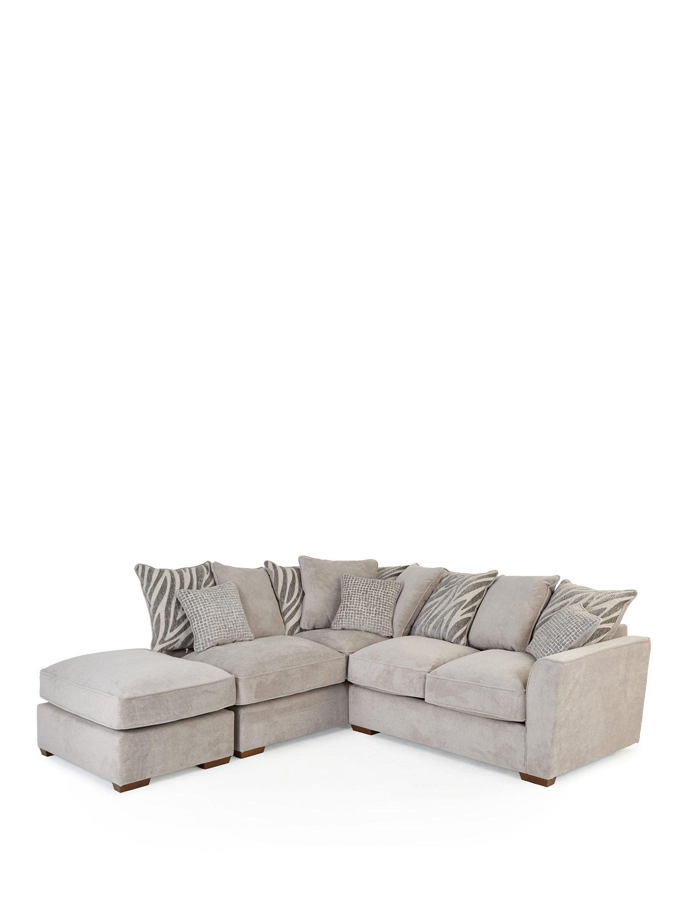Image 2 of 7 of The Very Collection Nala Left Hand Chaise Sofa Bed with Footstool (Buy &amp; SAVE!)&nbsp;- Made to Order in the UK