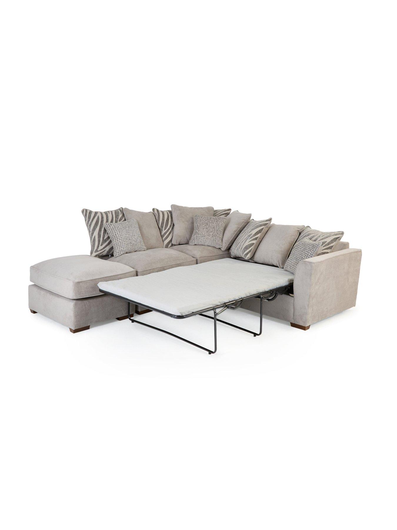 Image 3 of 7 of The Very Collection Nala Left Hand Chaise Sofa Bed with Footstool (Buy &amp; SAVE!)&nbsp;- Made to Order in the UK