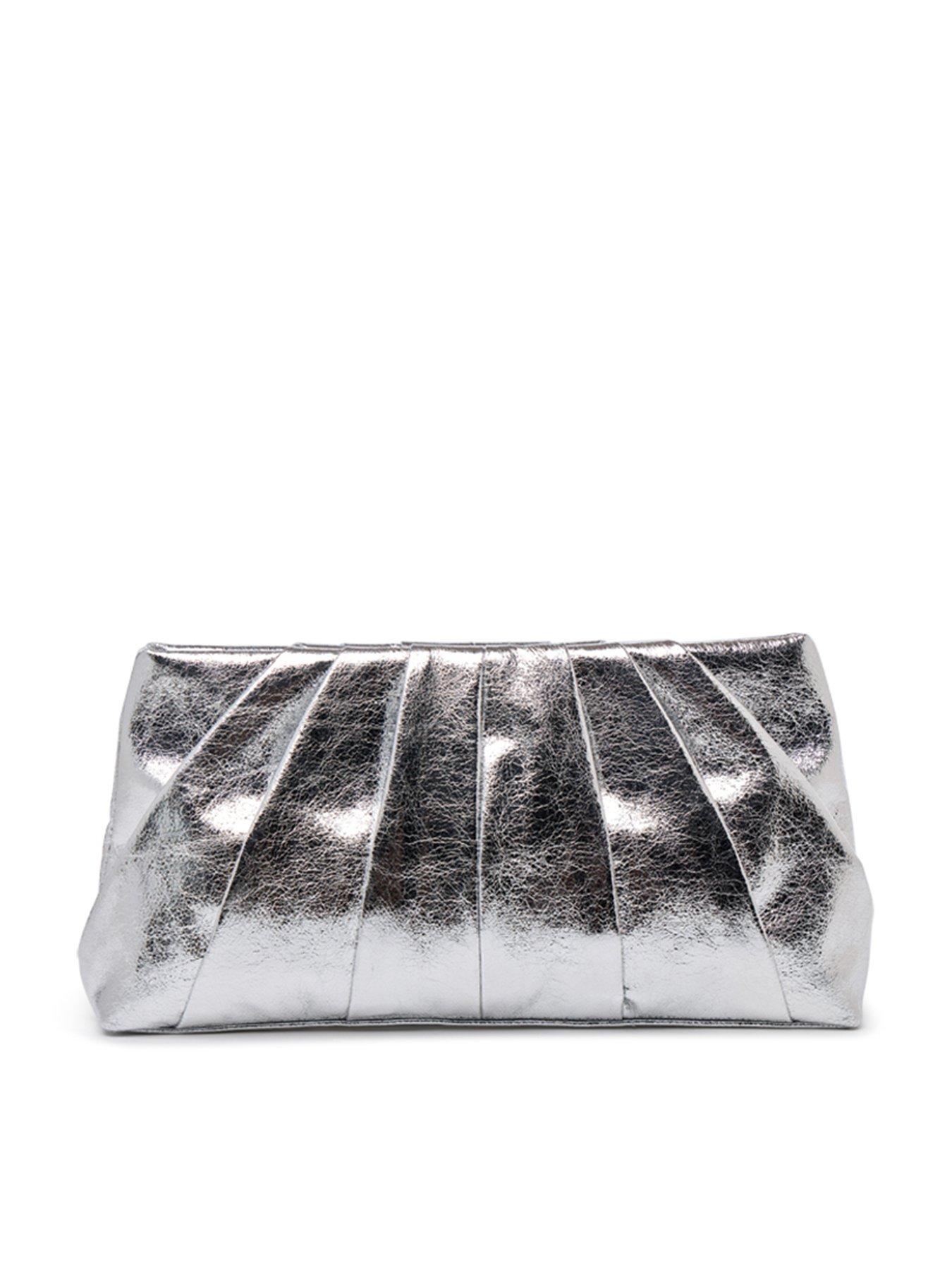 Image 2 of 4 of Paradox London Desert Clutch Bag - Silver