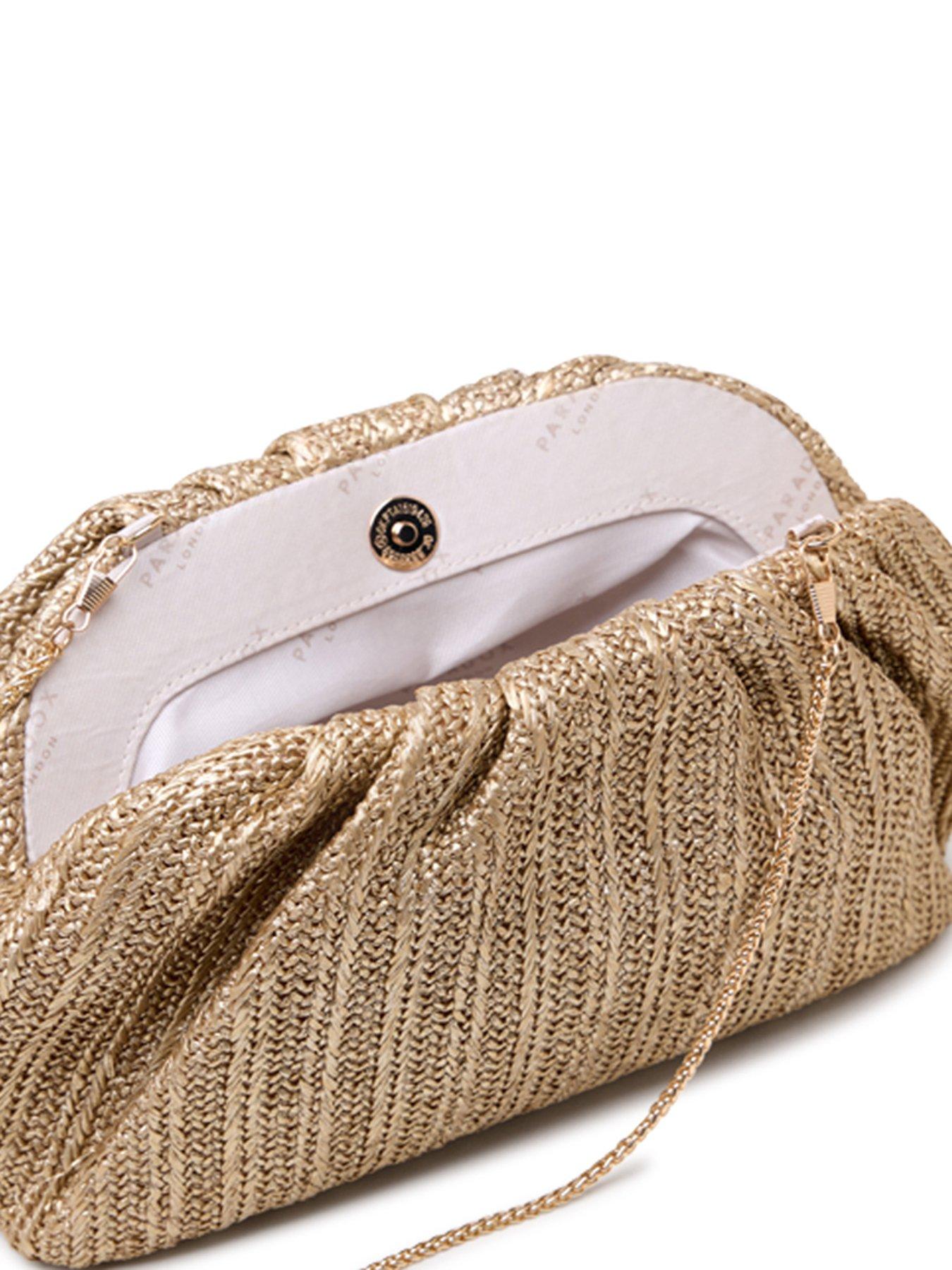 Image 4 of 5 of Paradox London Ocean Clutch Bag - Gold
