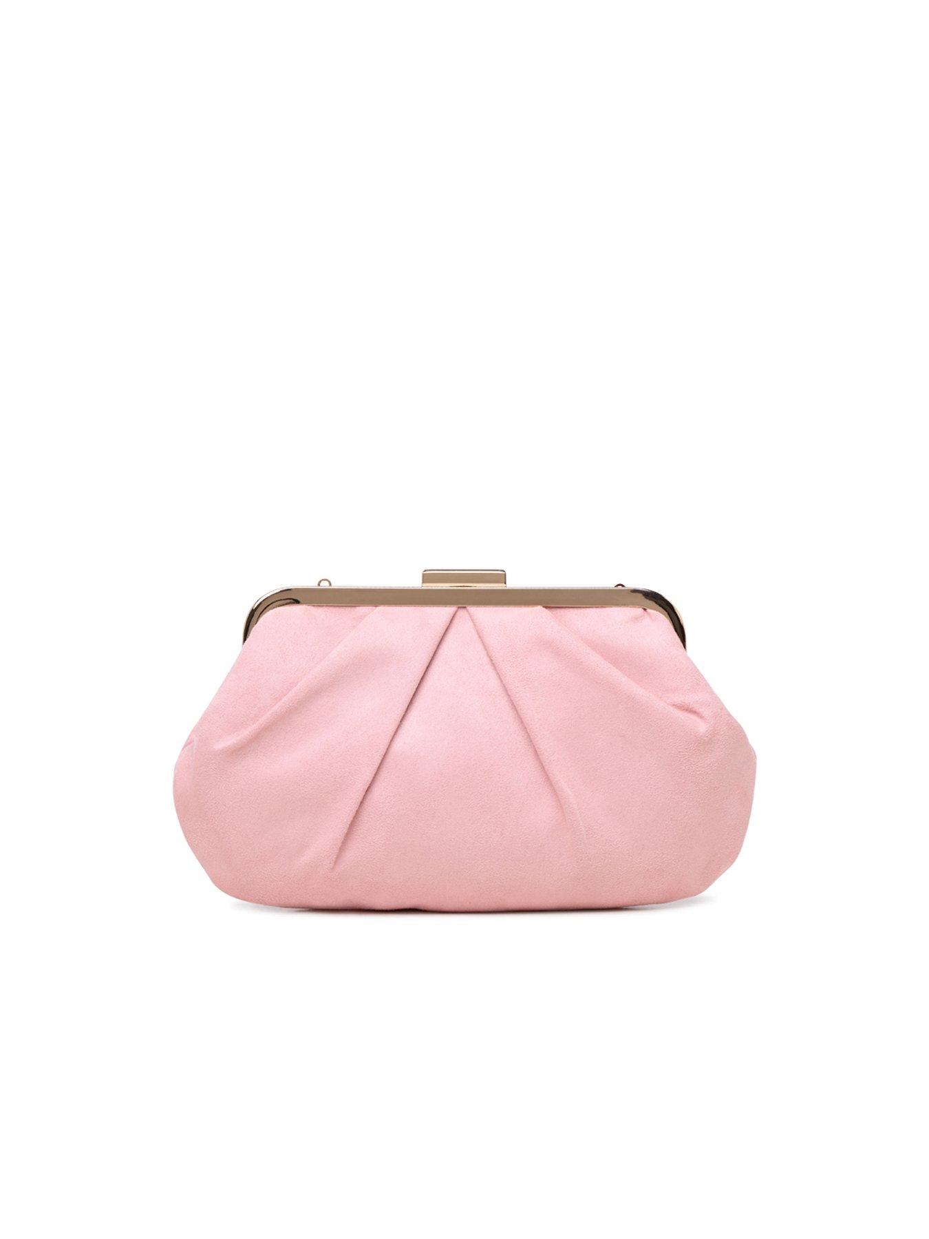 Image 3 of 6 of Paradox London Deco Clutch Bag - Blush