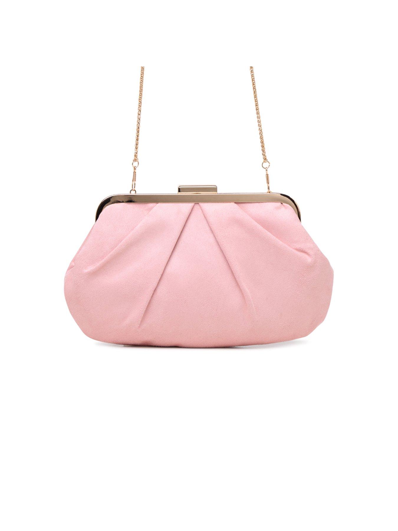 Image 4 of 6 of Paradox London Deco Clutch Bag - Blush