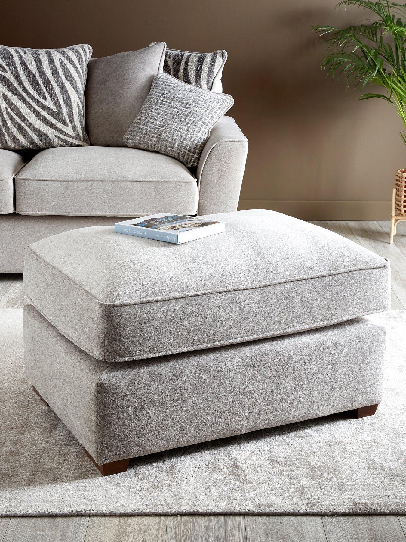 The Very Collection Nala Large Fabric Footstool