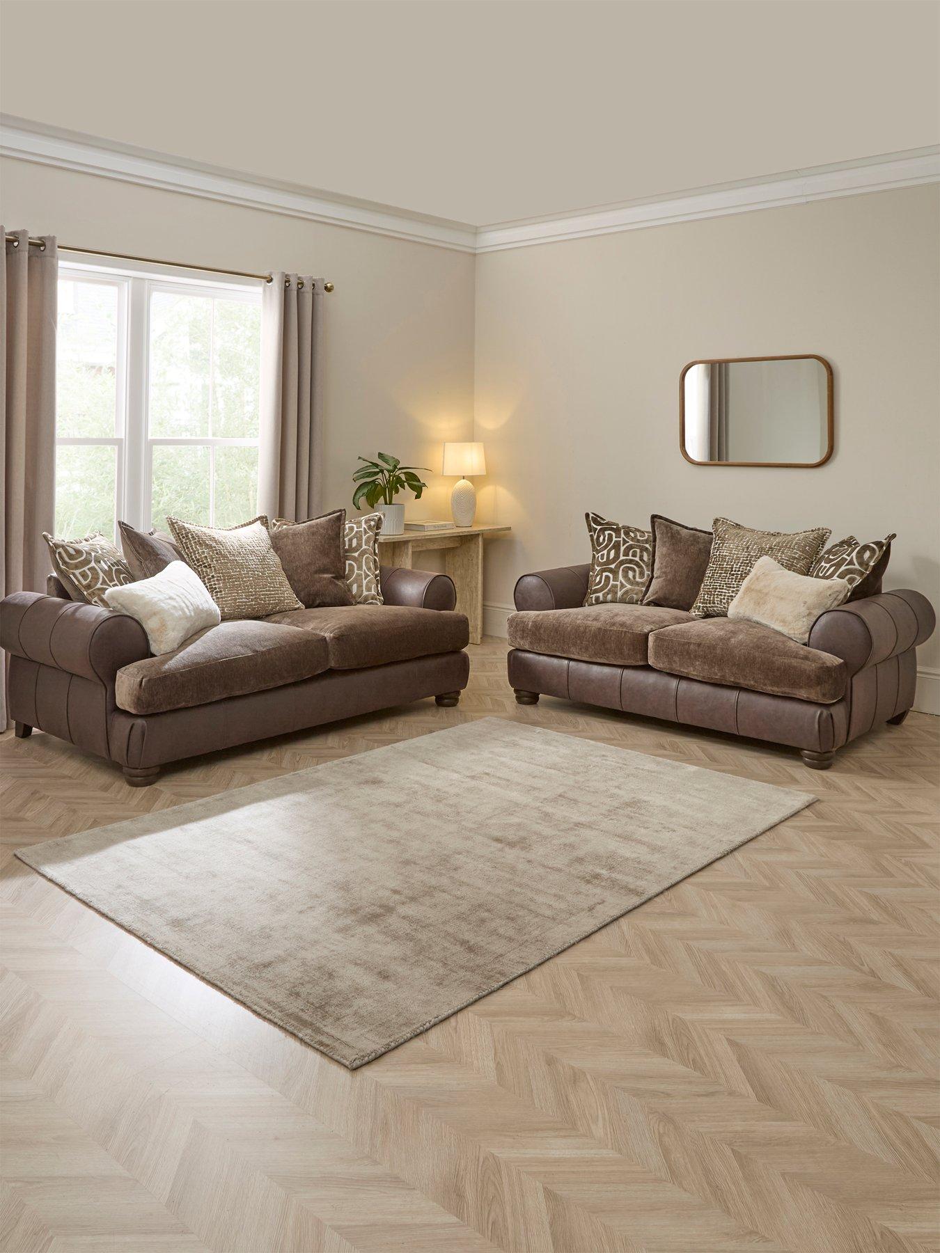 The Very Collection: Broadway 3 + 2 Seater Fabric Sofa Set