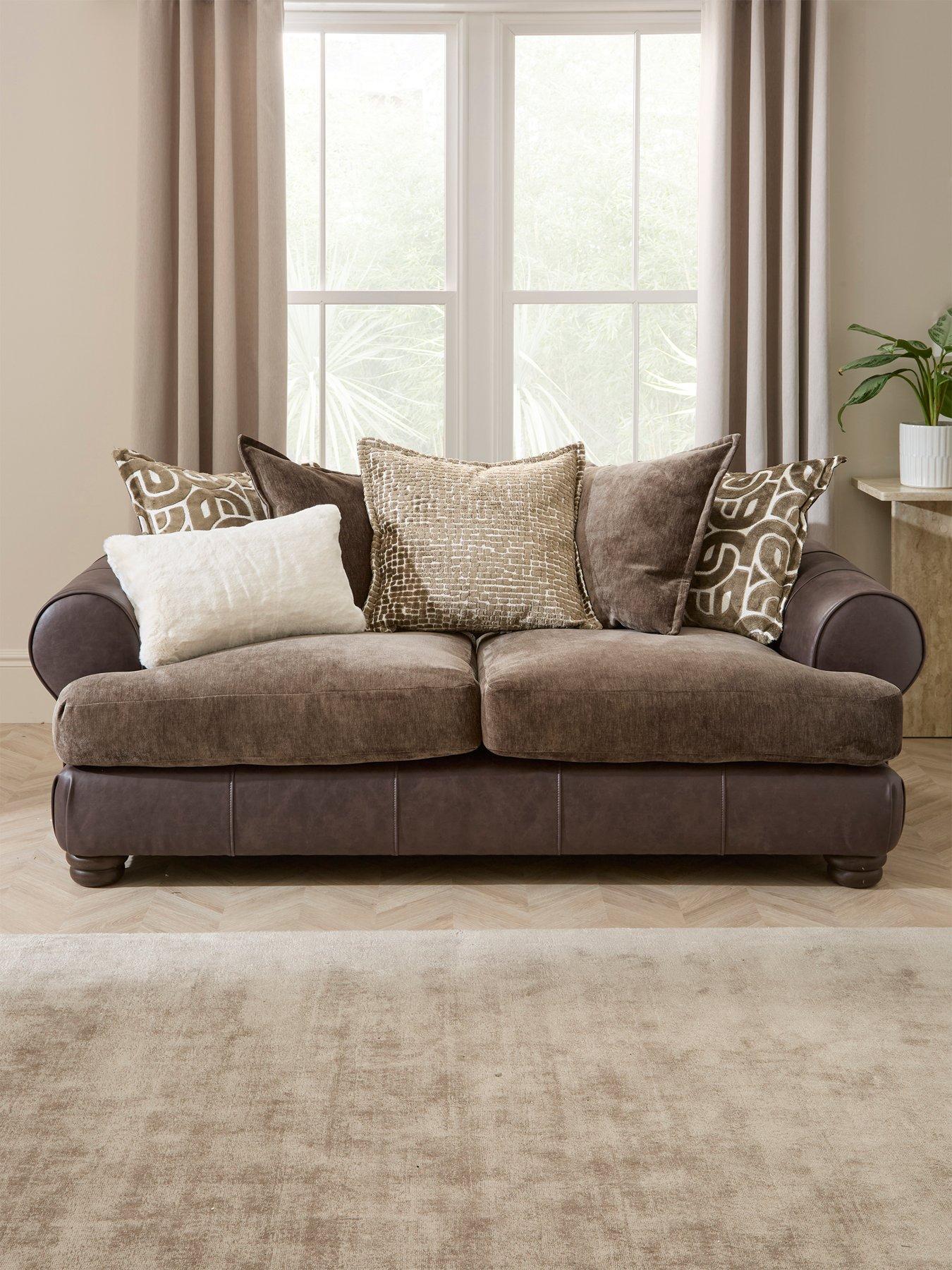 The Very Collection Broadway 3 Seater Fabric Sofa