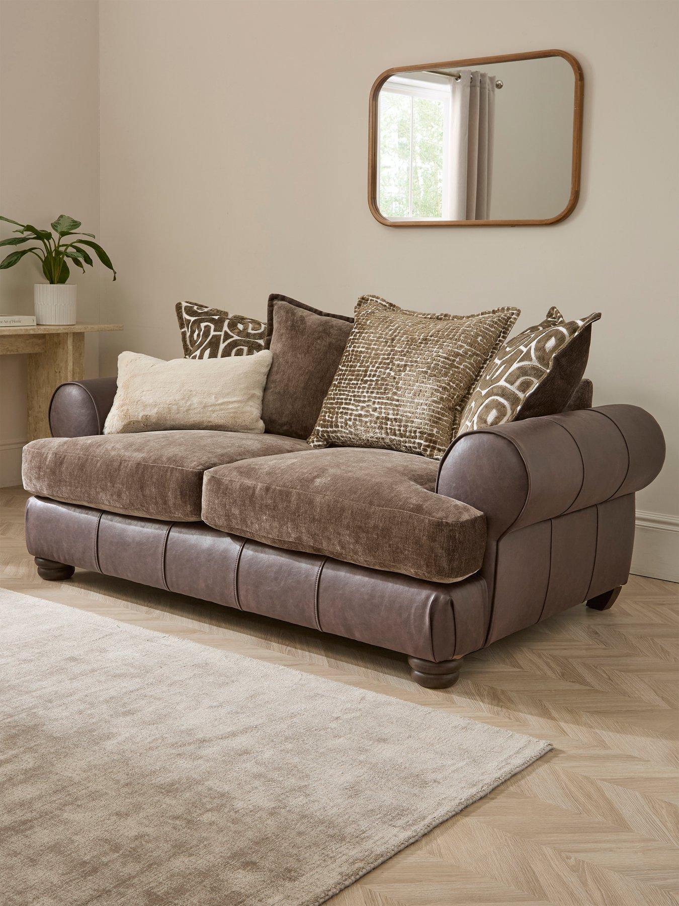 Image 1 of 7 of The Very Collection Broadway 2 Seater Fabric Sofa